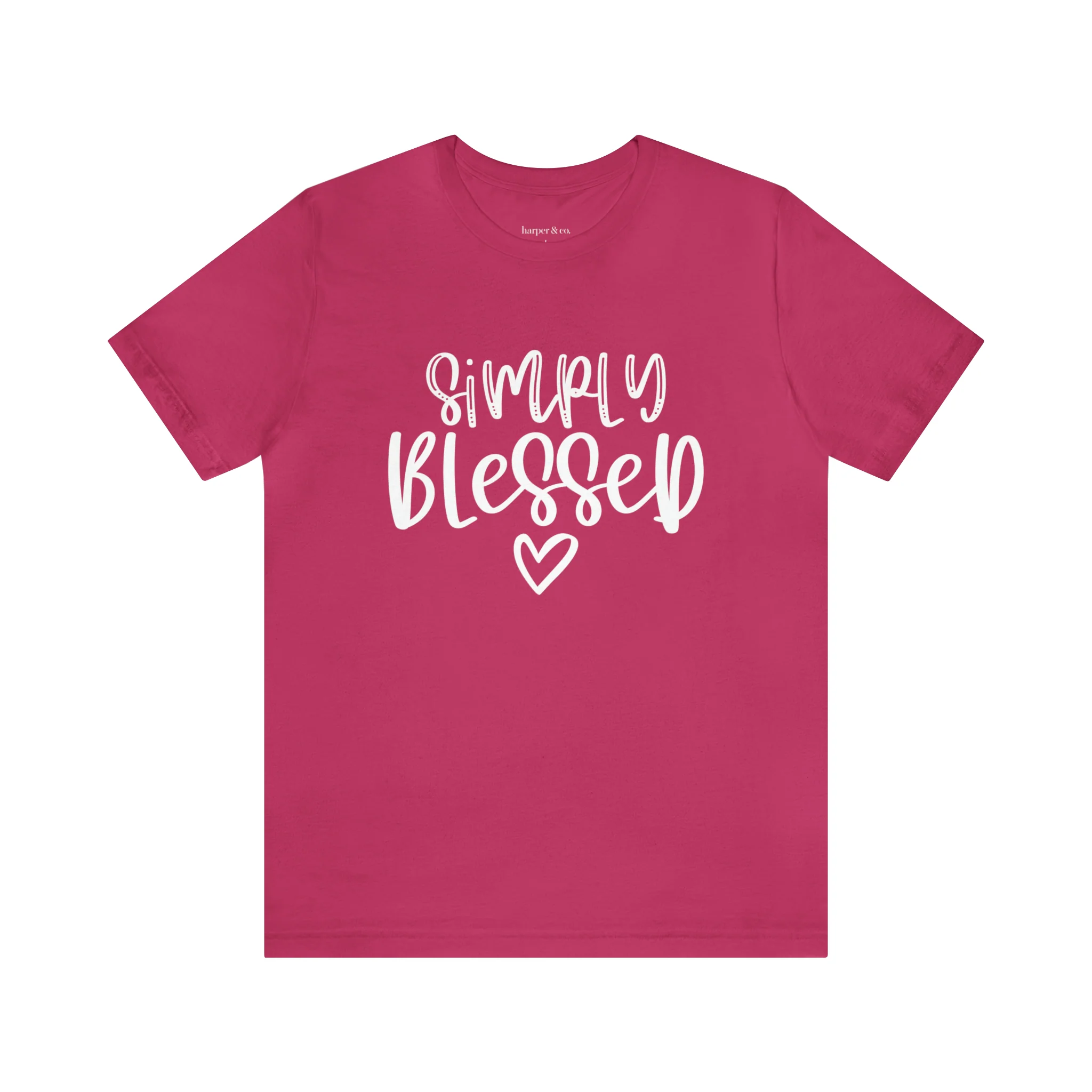 Simply Blessed Unisex Jersey Short Sleeve Tee