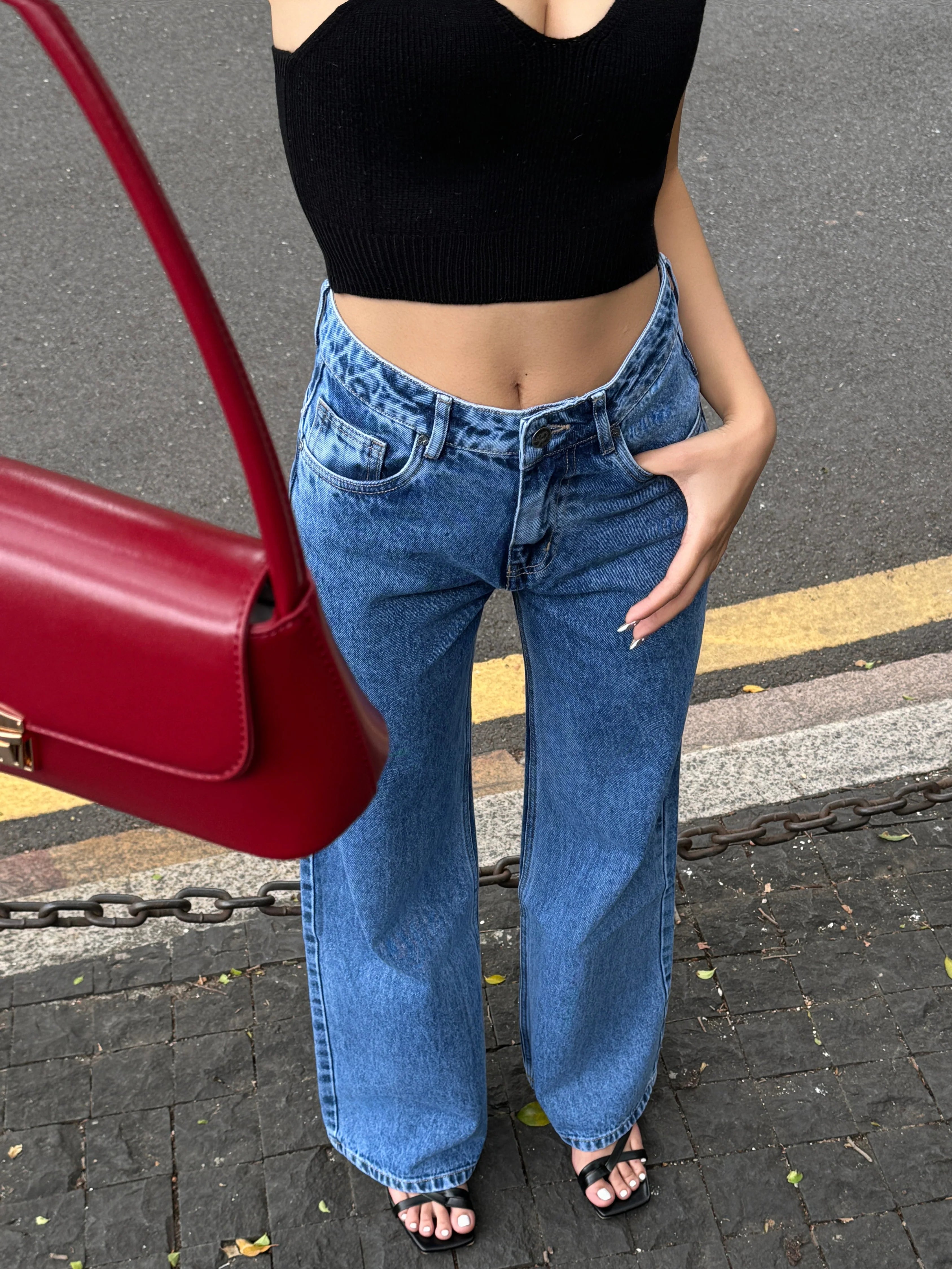 Oh So Vintage Wide Leg Jeans