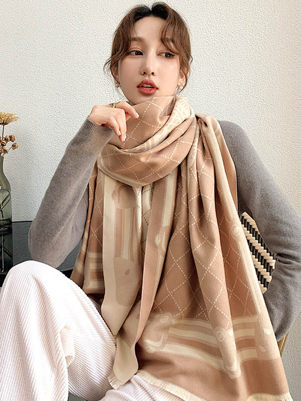 Original Warm Print Shawl&Scarf