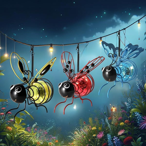Solar Bee Light Outdoor Hanging Insect Simulation Light