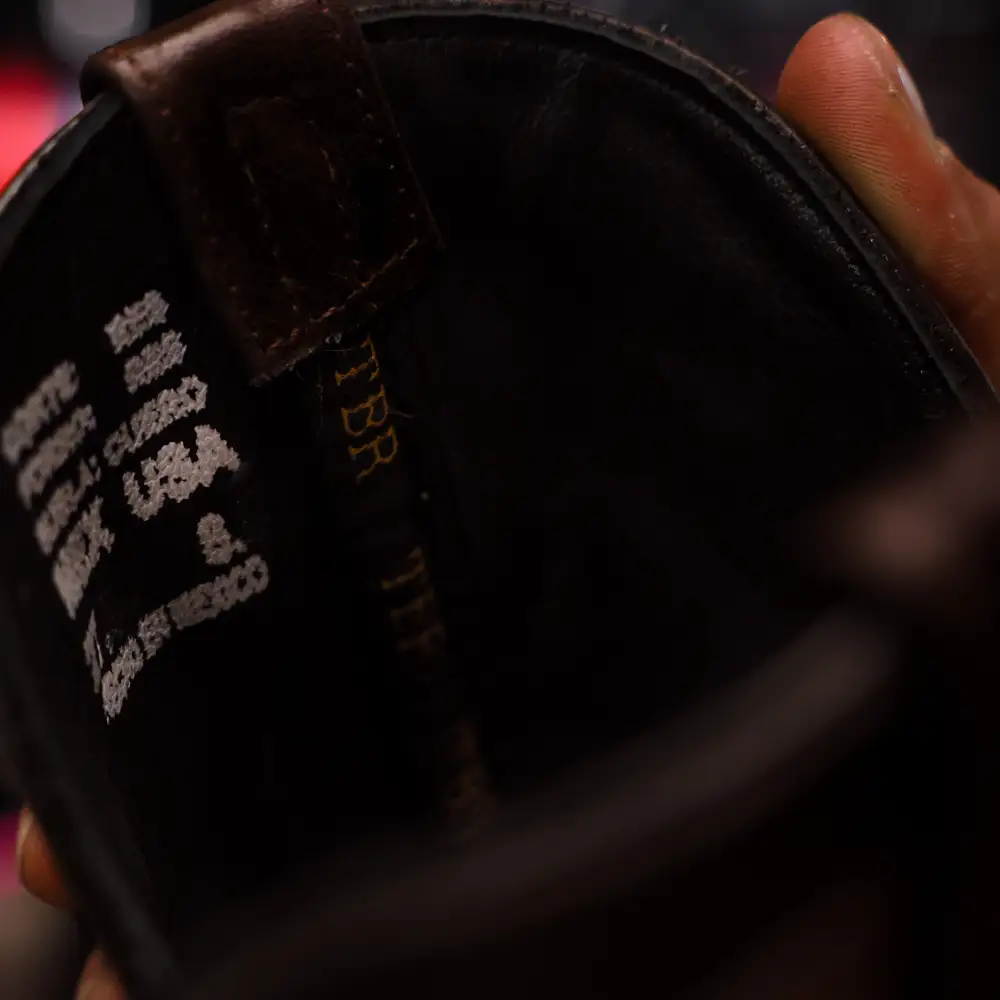 Honey Caiman Neck Leather Boots - Square Toe