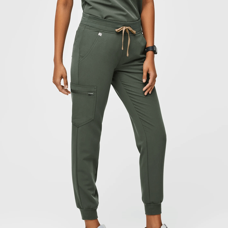 Stretch Scrub Top & Jogger Scrub Pants Set