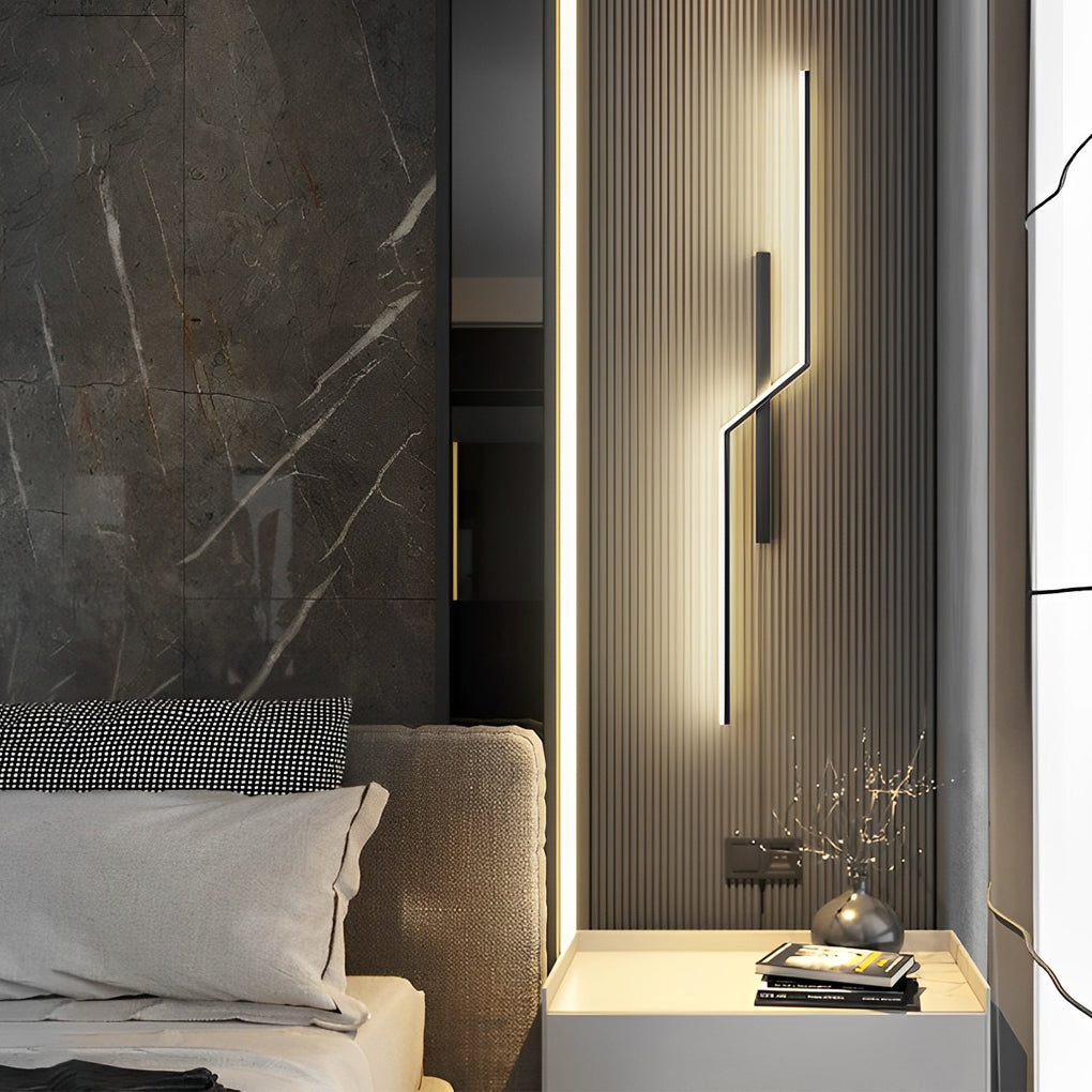 Lines Creative LED Modern Minimalist Wall Lamp Decorative Wall Sconces Lighting