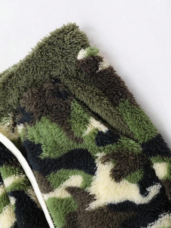 Unisex Leopard Print Fleece Pants, Soft Rabbit Fur Fabric, Fall Winter Warm Comfort, Street Hip Hop Style, Daily & Outdoor Wear