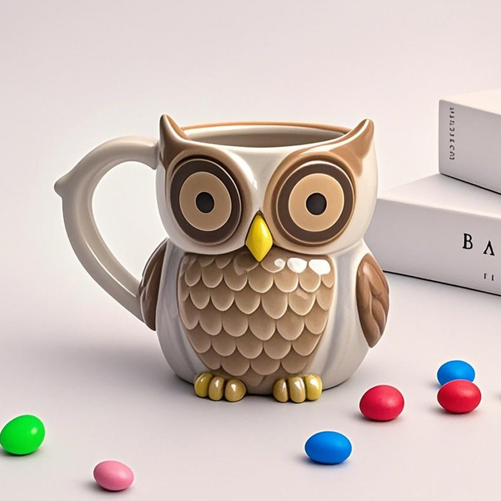 Owl Ceramic Mug (12 oz)