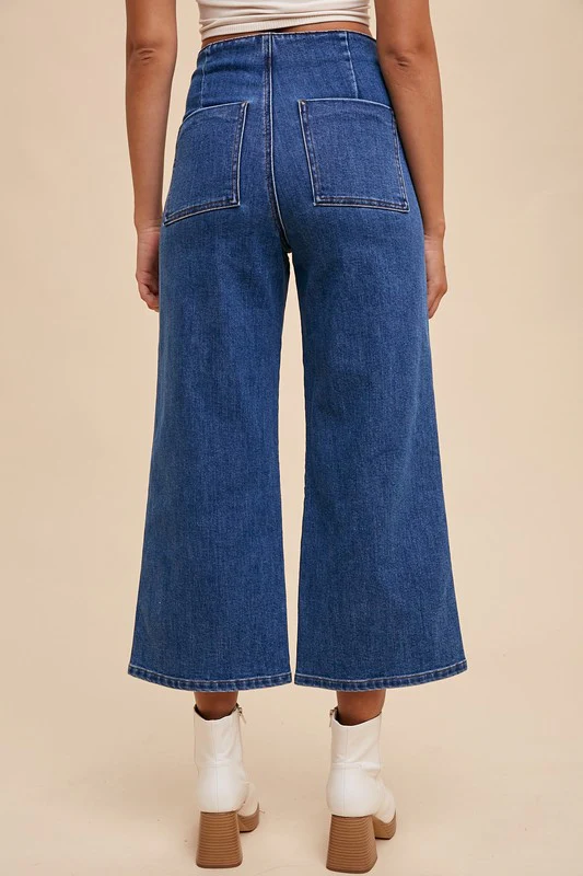 Wear Button Fly High Waist Jeans
