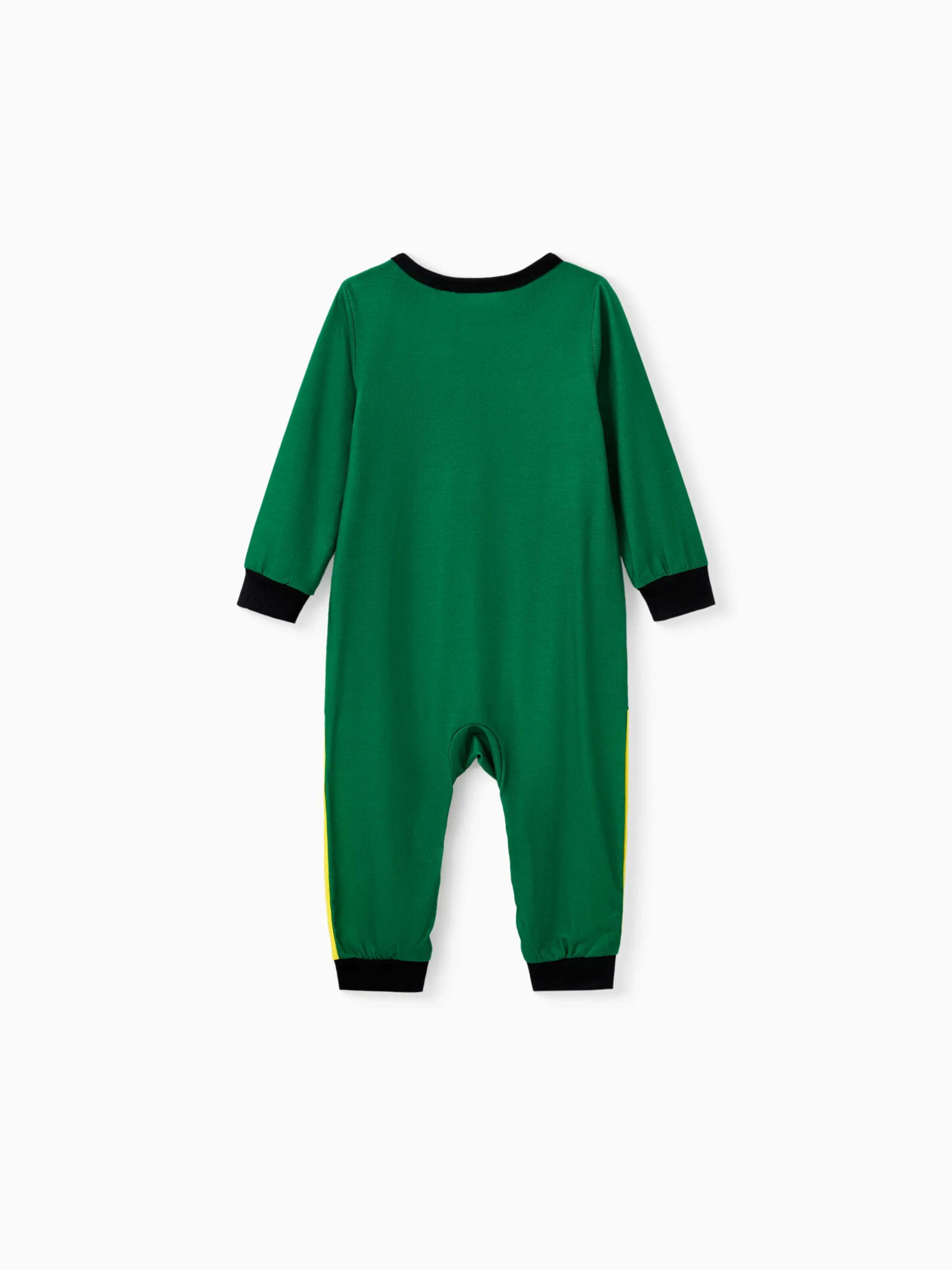 Christmas Family Matching Belt and Collar Pajamas Sets with Christmas Socks