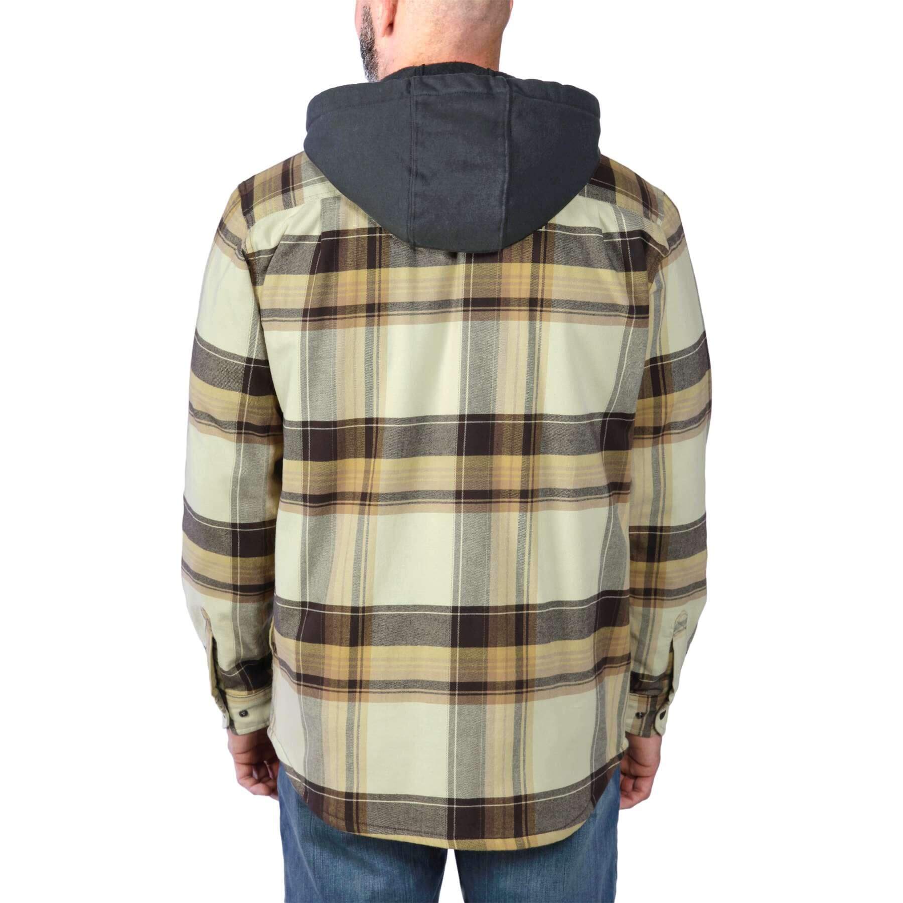 CHT Flannel Sherpa-Lined Relaxed Fit Shirt Jacket 105938