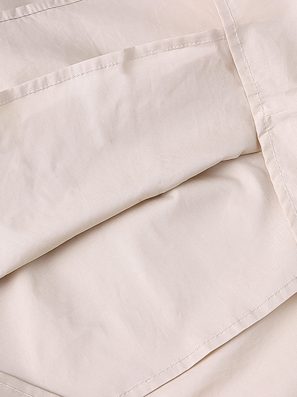 Solid Color Round-Neck Vest + High Waisted  Skirt Two Pieces Set