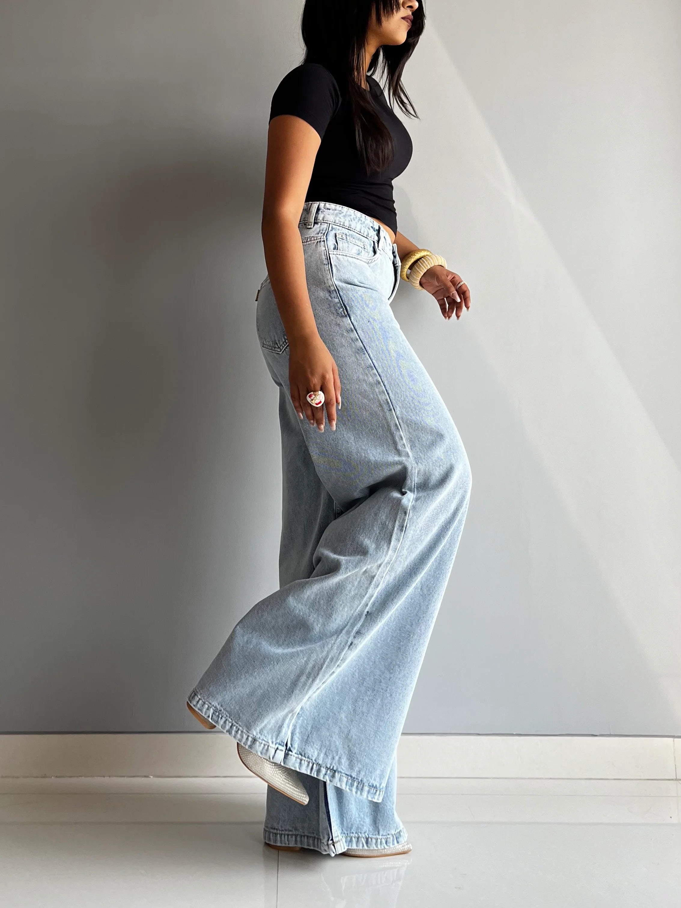 X Factor Extra Wide Leg Jeans