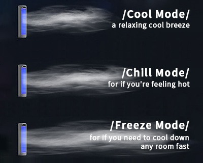 Cooling Ace Desktop Portable Tower Fan with Three Speed