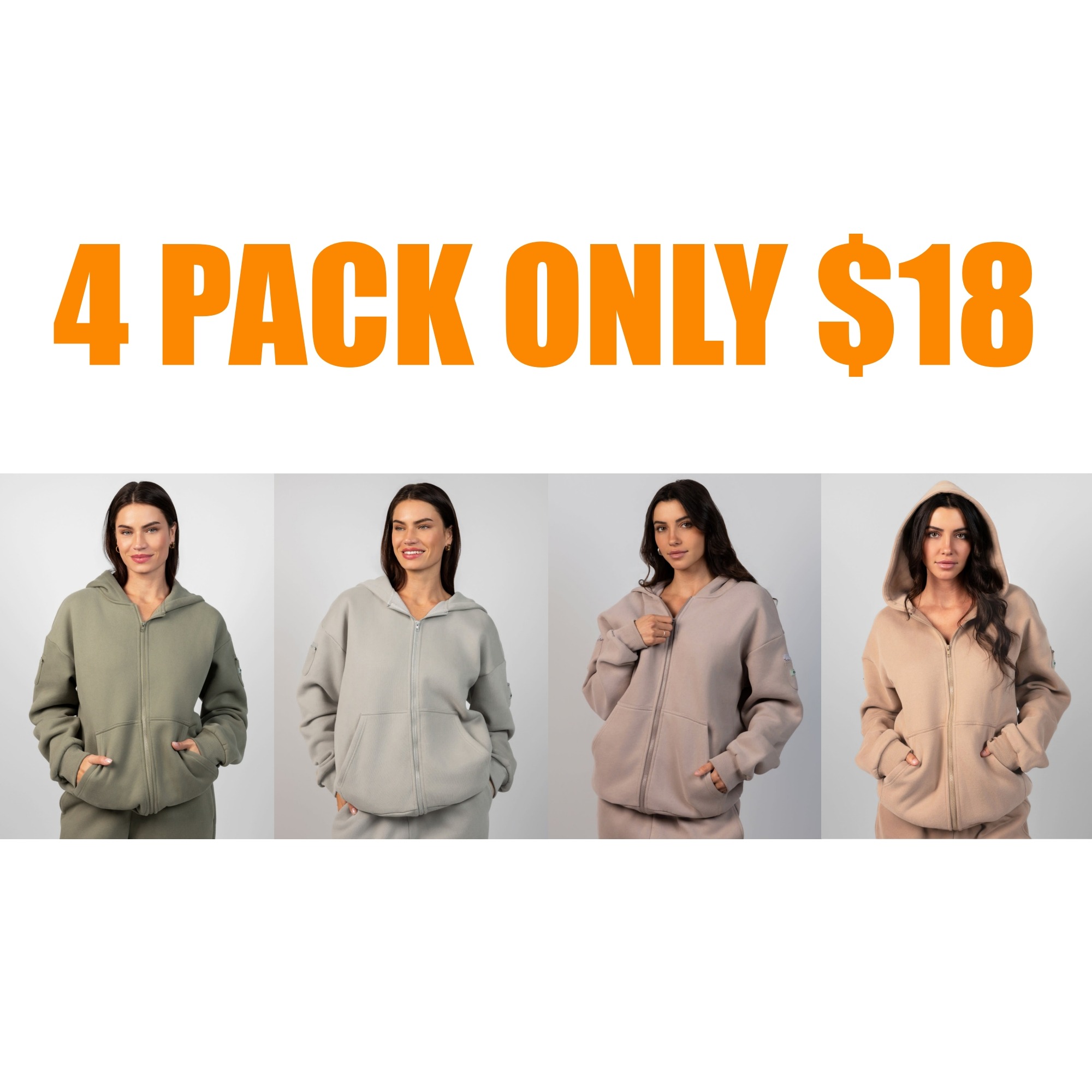 Travel Essentials Zip Hoodie