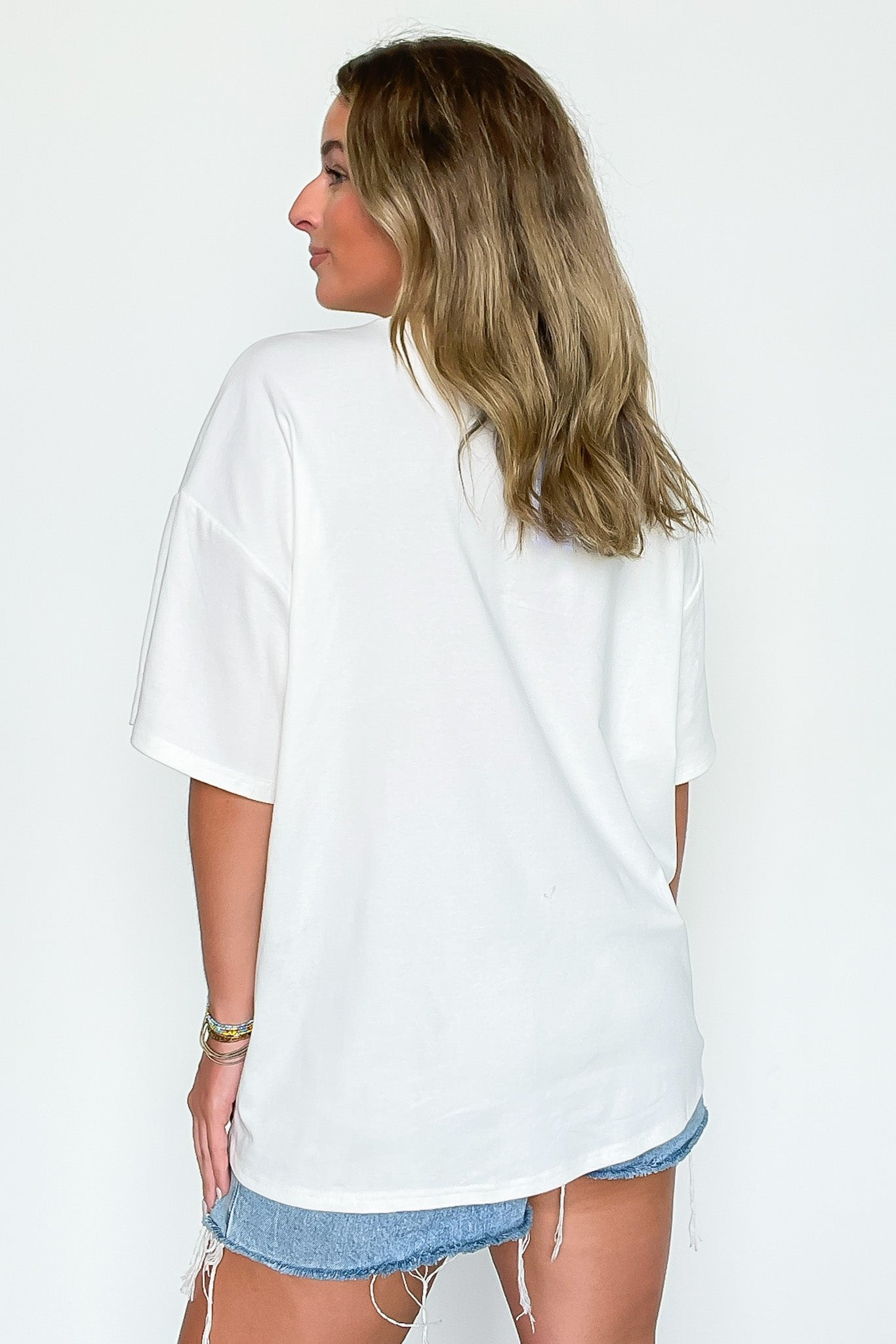 Girls Boot Graphic Oversized Tee