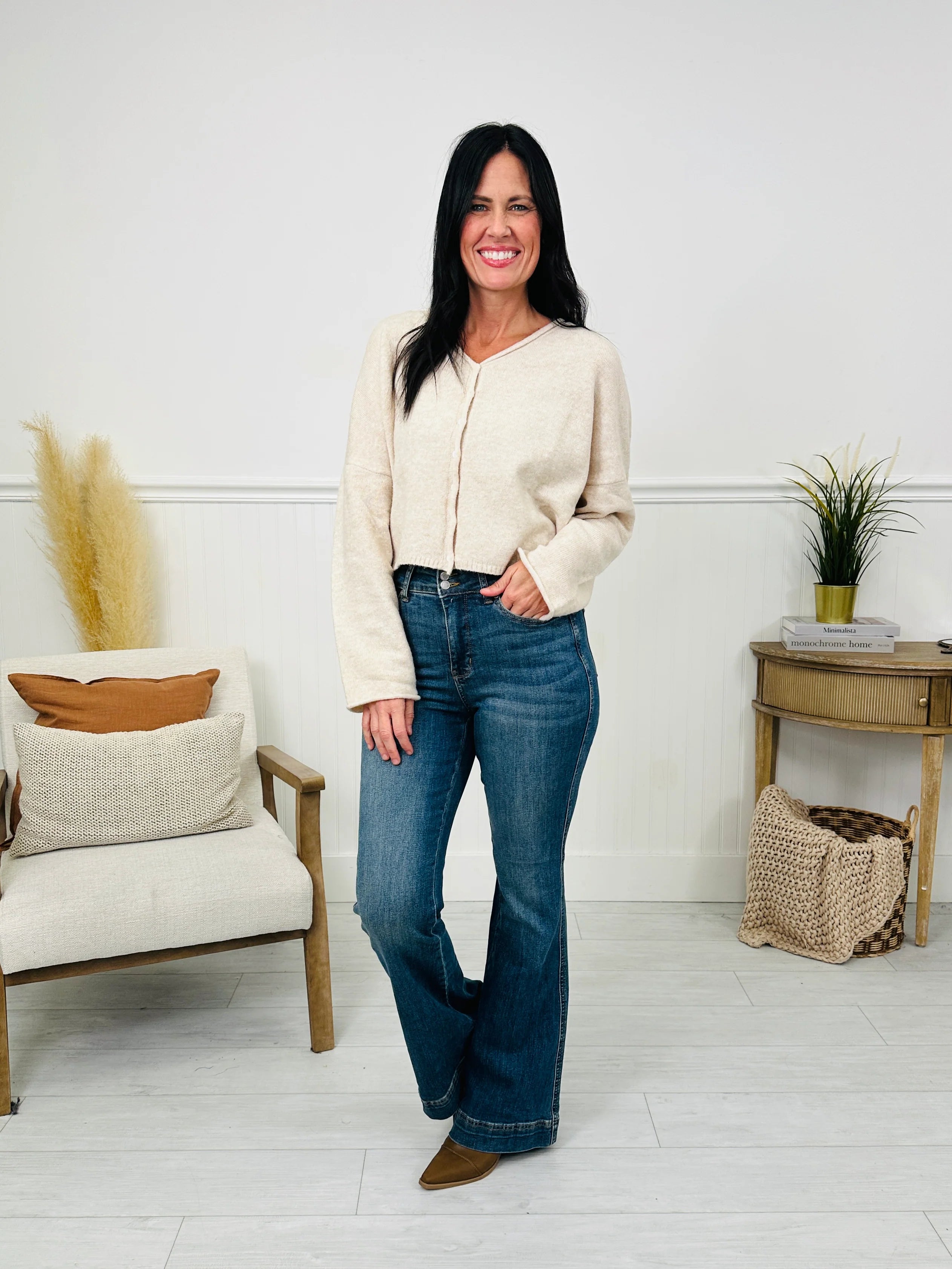 Judy Blue Double Vision Tummy Control Double Button Jeans- Multiple Inseams!