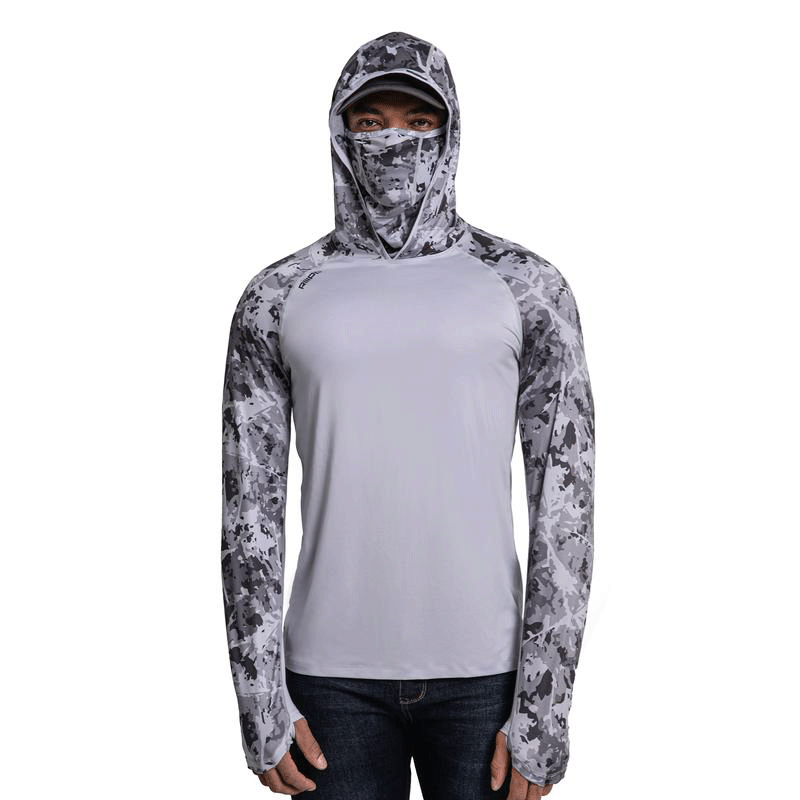 Men’s UPF 100 Sun Protection Hoodie with UV Detection