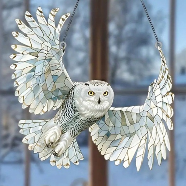 Hummingbird Suncatcher Colorful Window Hanging