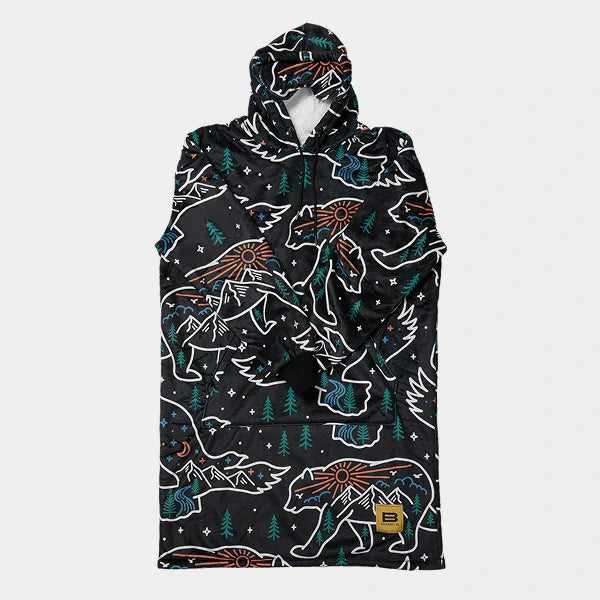 Wearable blanket Oversized with sherpa lining One size fits most.