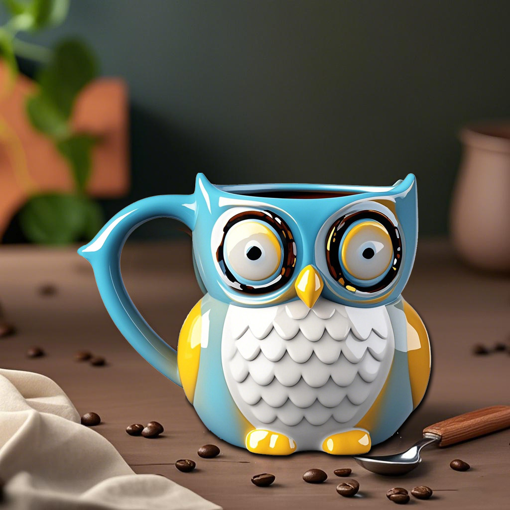 Owl Ceramic Mug (12 oz)
