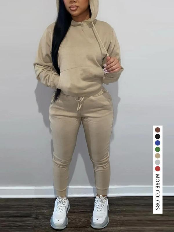 Women's 2-Piece Hoodie & Jogger Pants Set