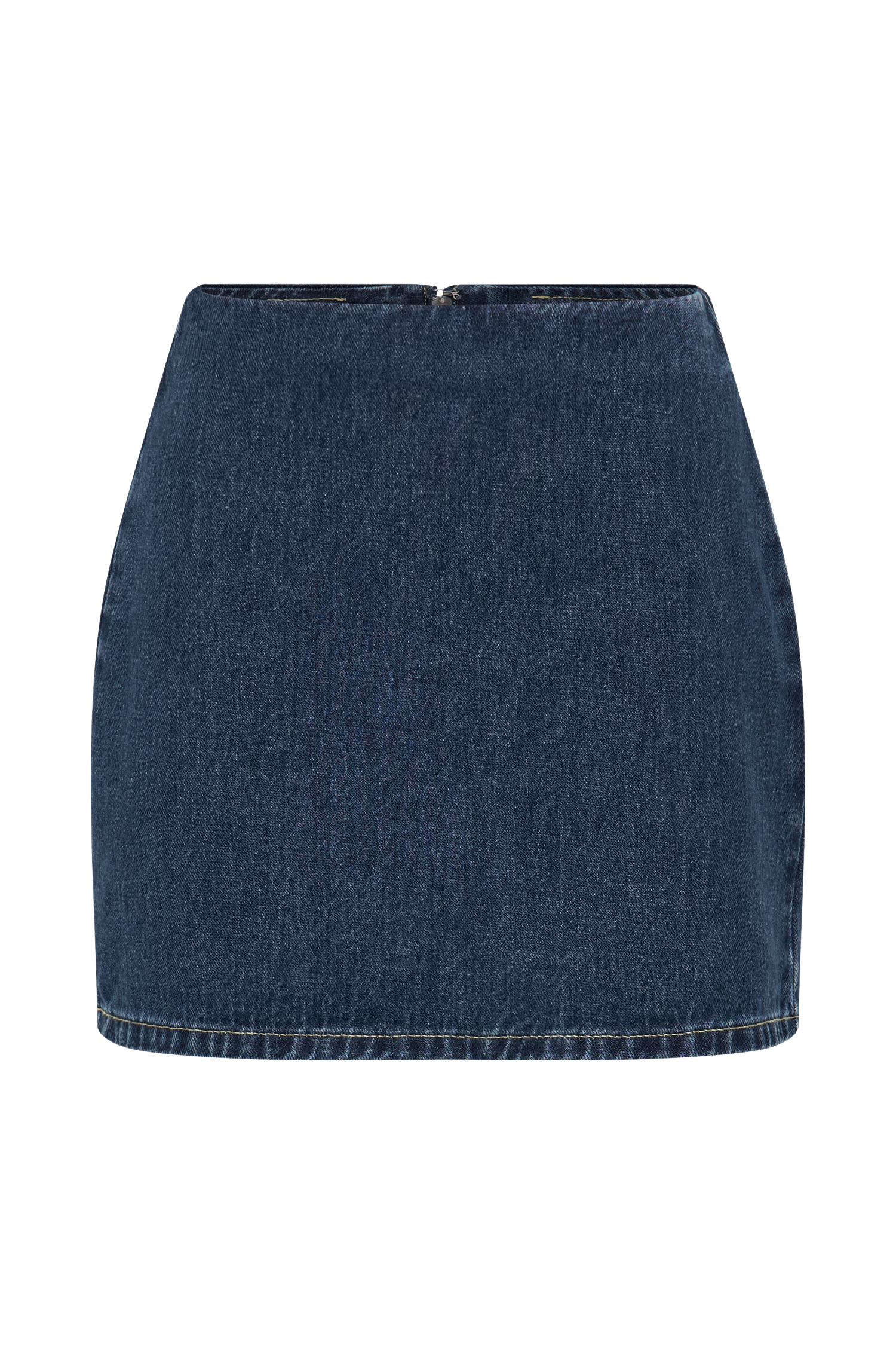 Blue Denim Mini Skirt