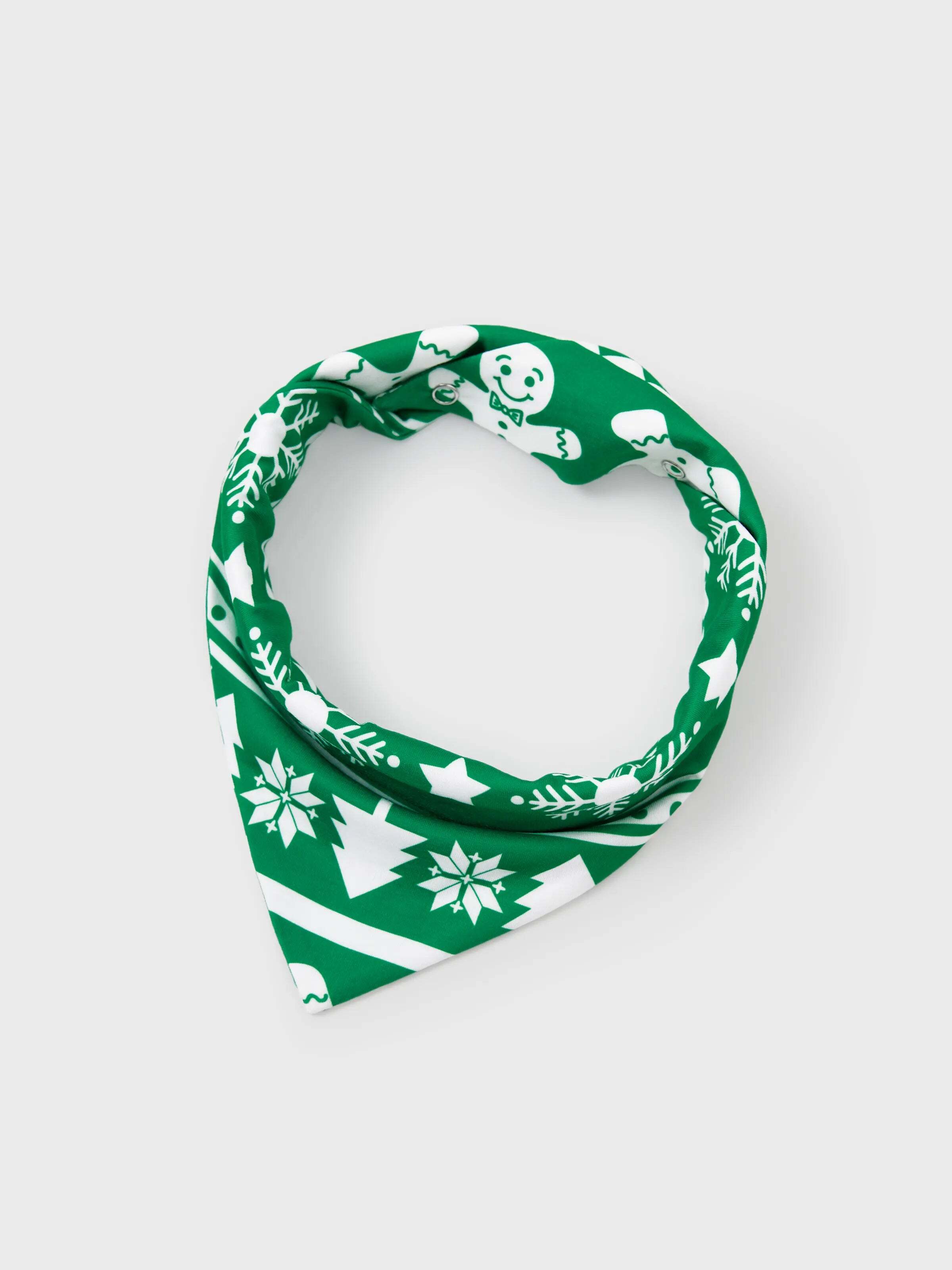 Christmas Matching Family Pajamas Set Gingerbread and Christmas Tree Print Green PJS with Christmas Socks Green