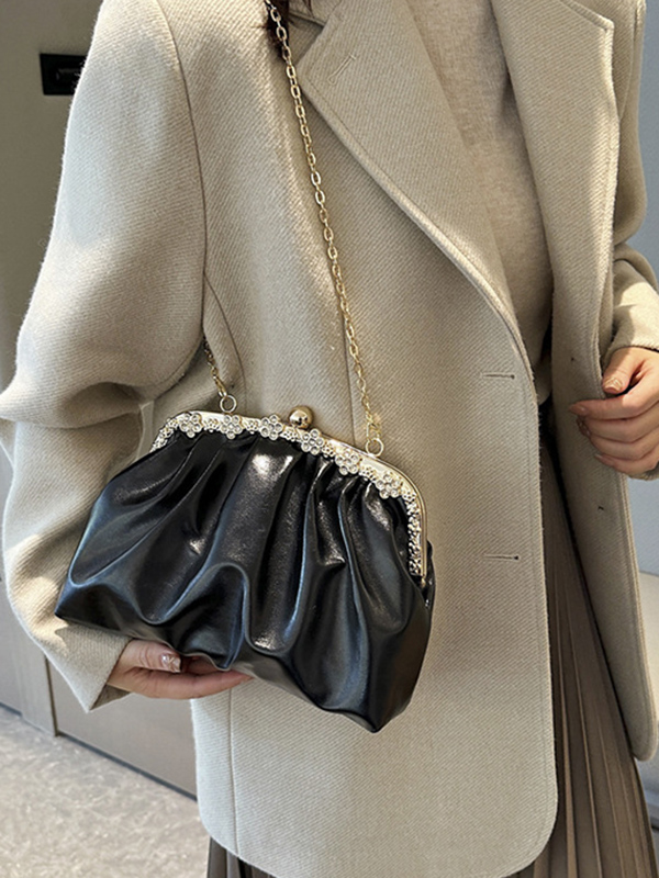Pleated Shiny Bags