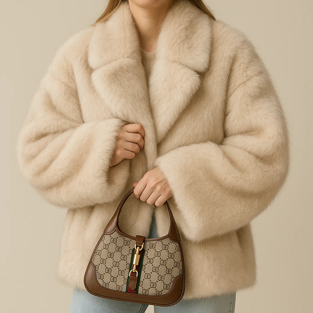 Opulent Plush Fur Coat