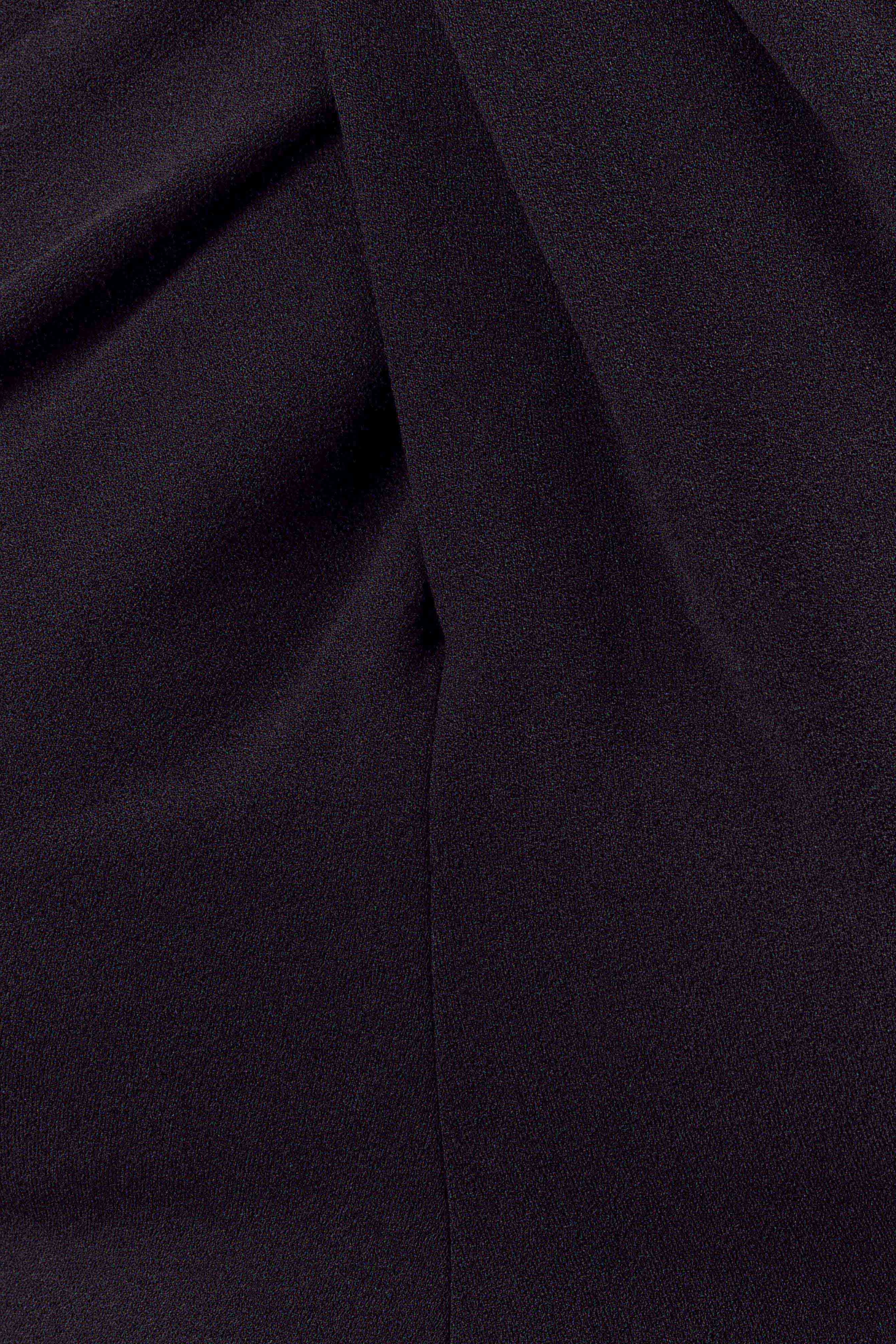 Black Cross Over Mini Dress