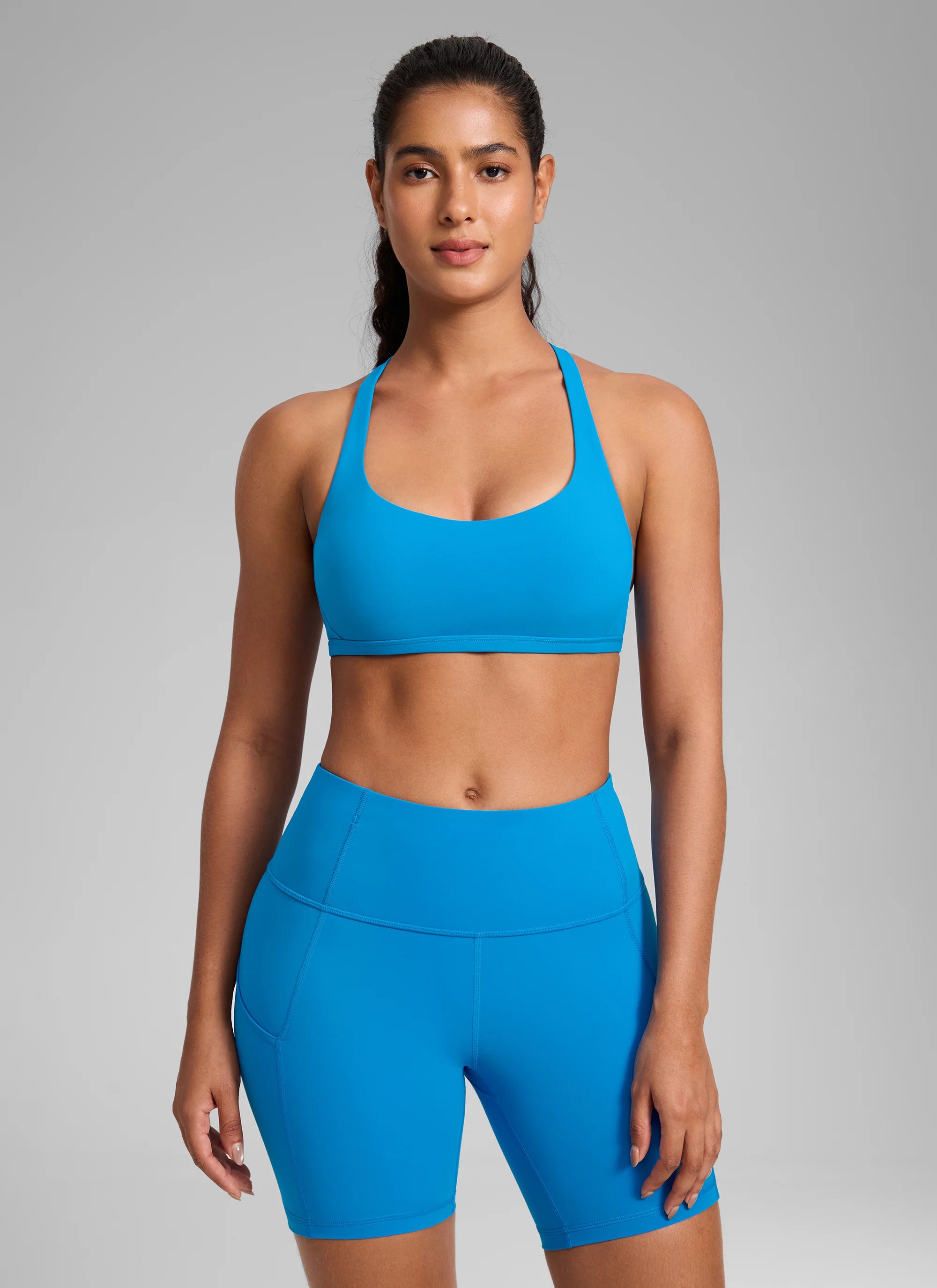 Nakedfeel Low Cut Strappy Bra (6 Straps)