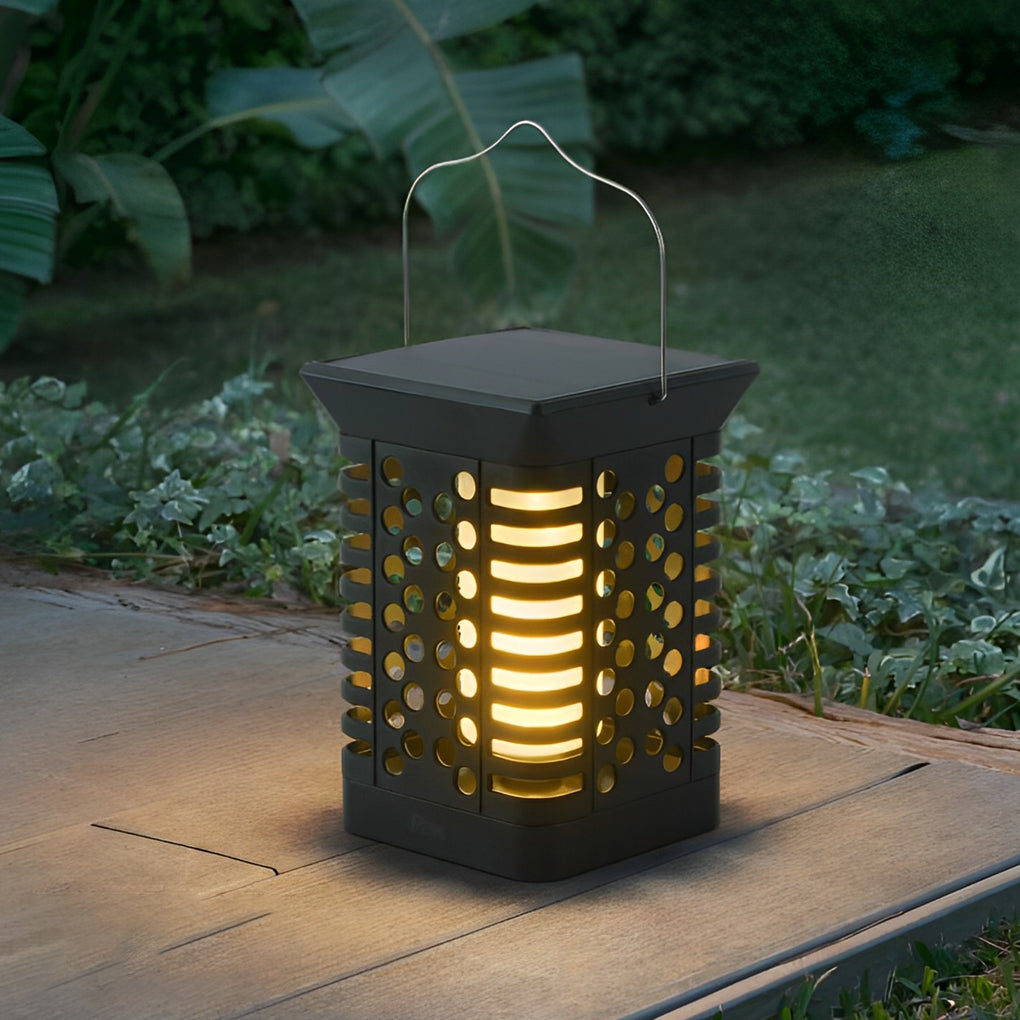 Intelligent Light Sensing LED Rechargeable Portable Solar Lanterns Outdoor