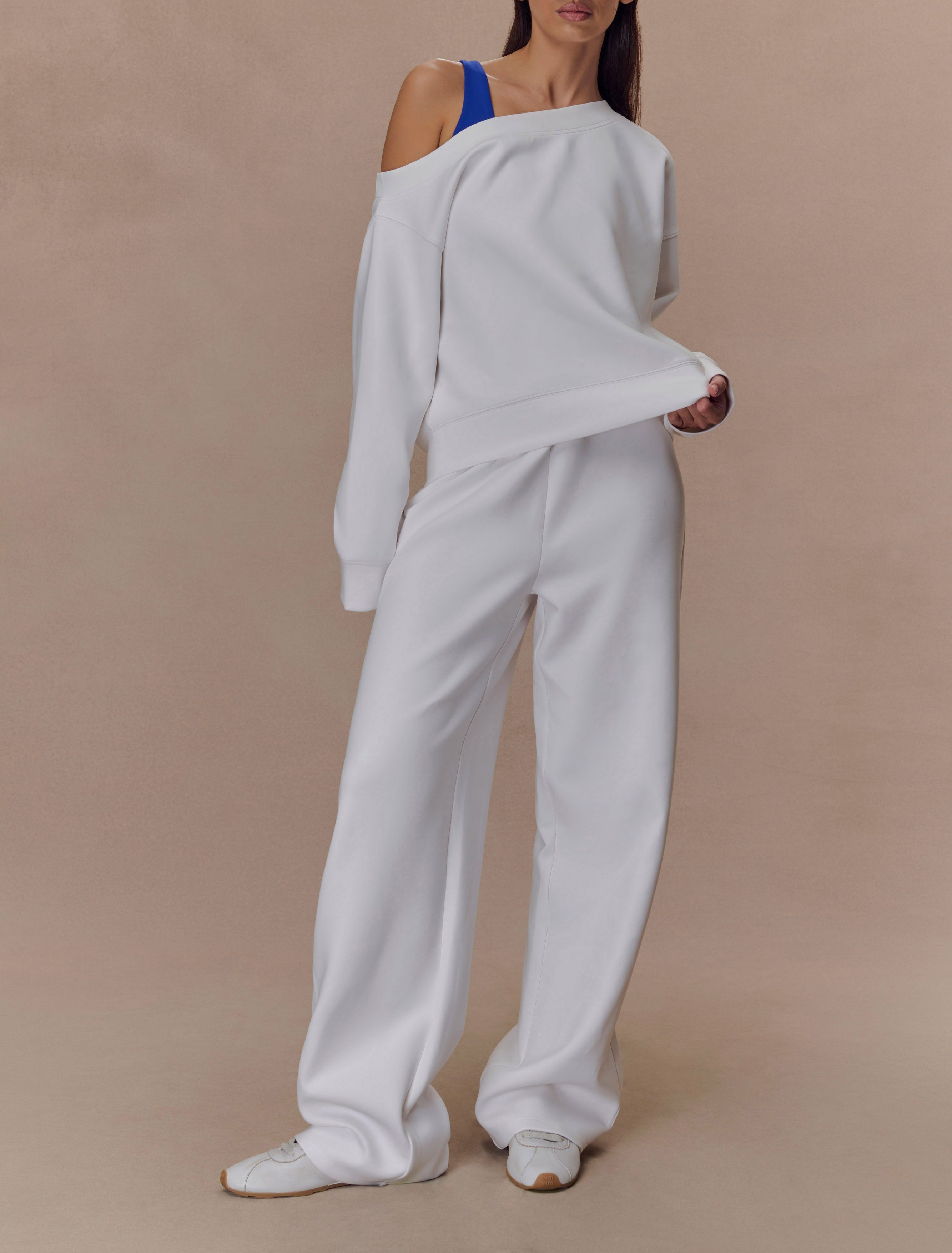 Ivory Straight Leg Jogger