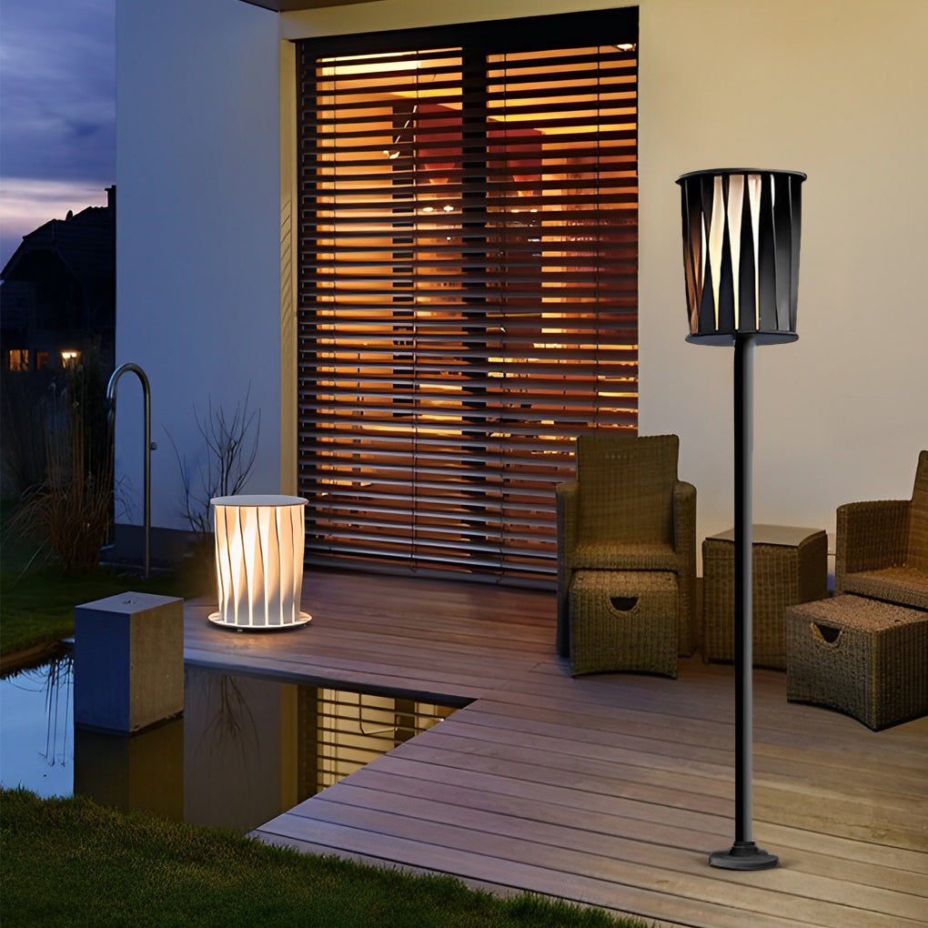 Waterproof Creative Stainless Steel LED Modern Outdoor Floor Lamp Lawn Lights