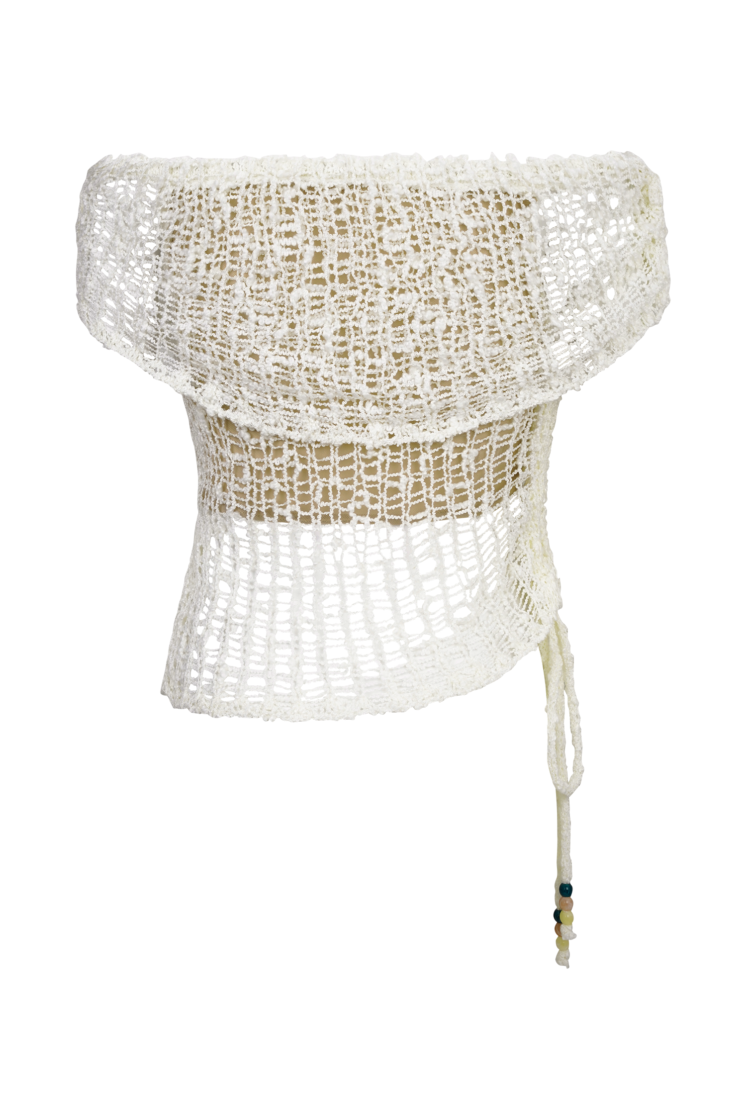 Ivory Off Shoulder Knit Top