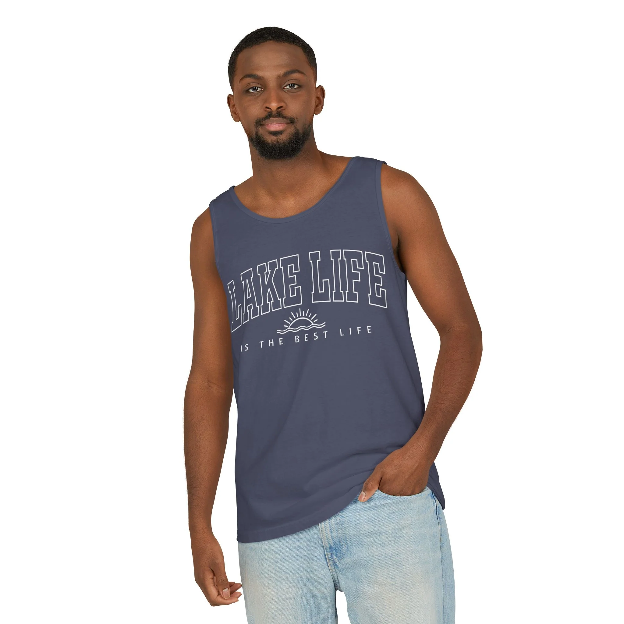 Lake Life Garment-Dyed Tank Top