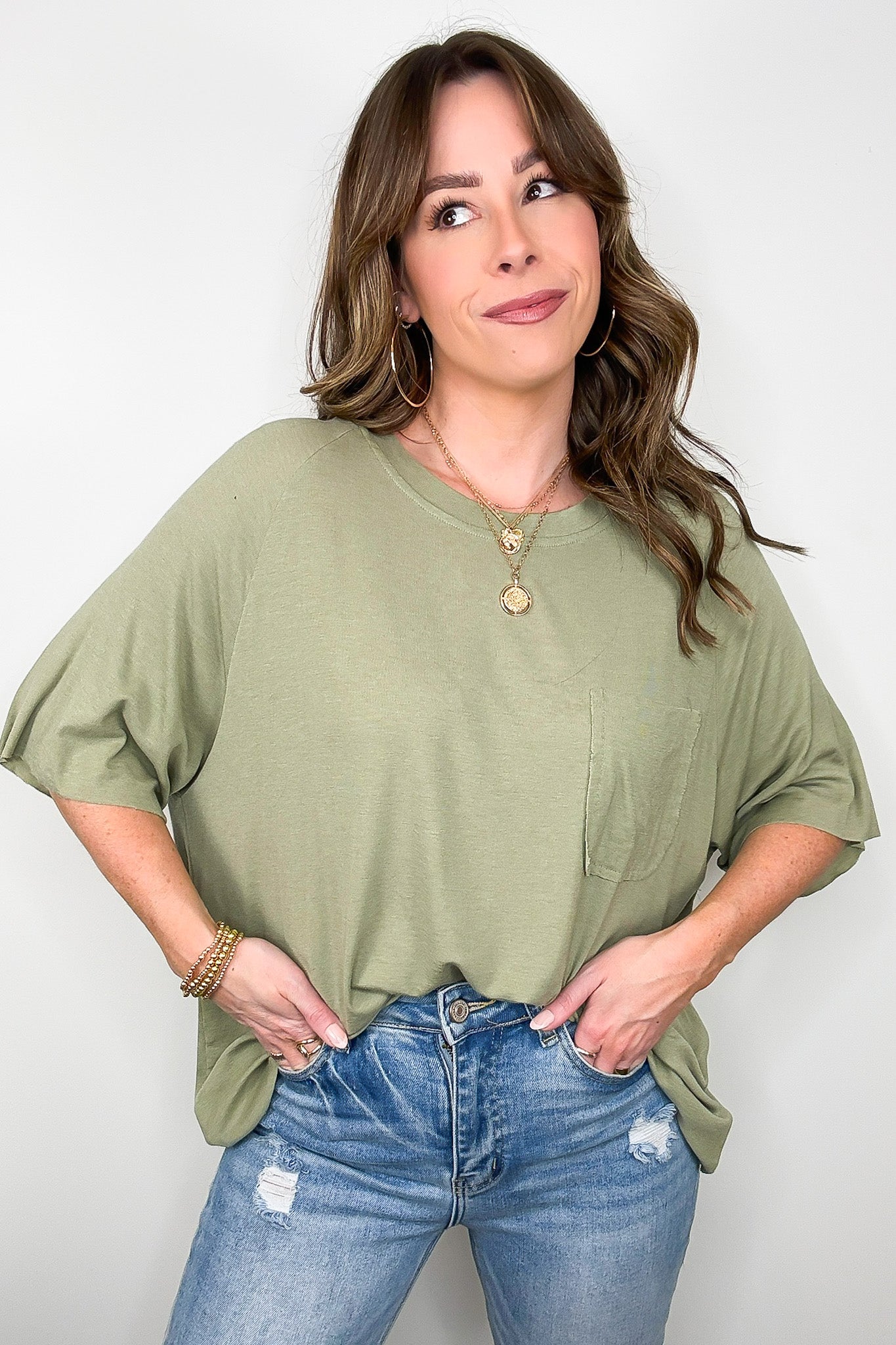 Inspire Me Casual Pocket Tee