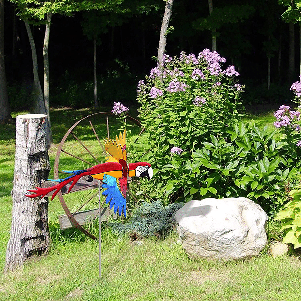 Birds Windmills Parrot & Seagull