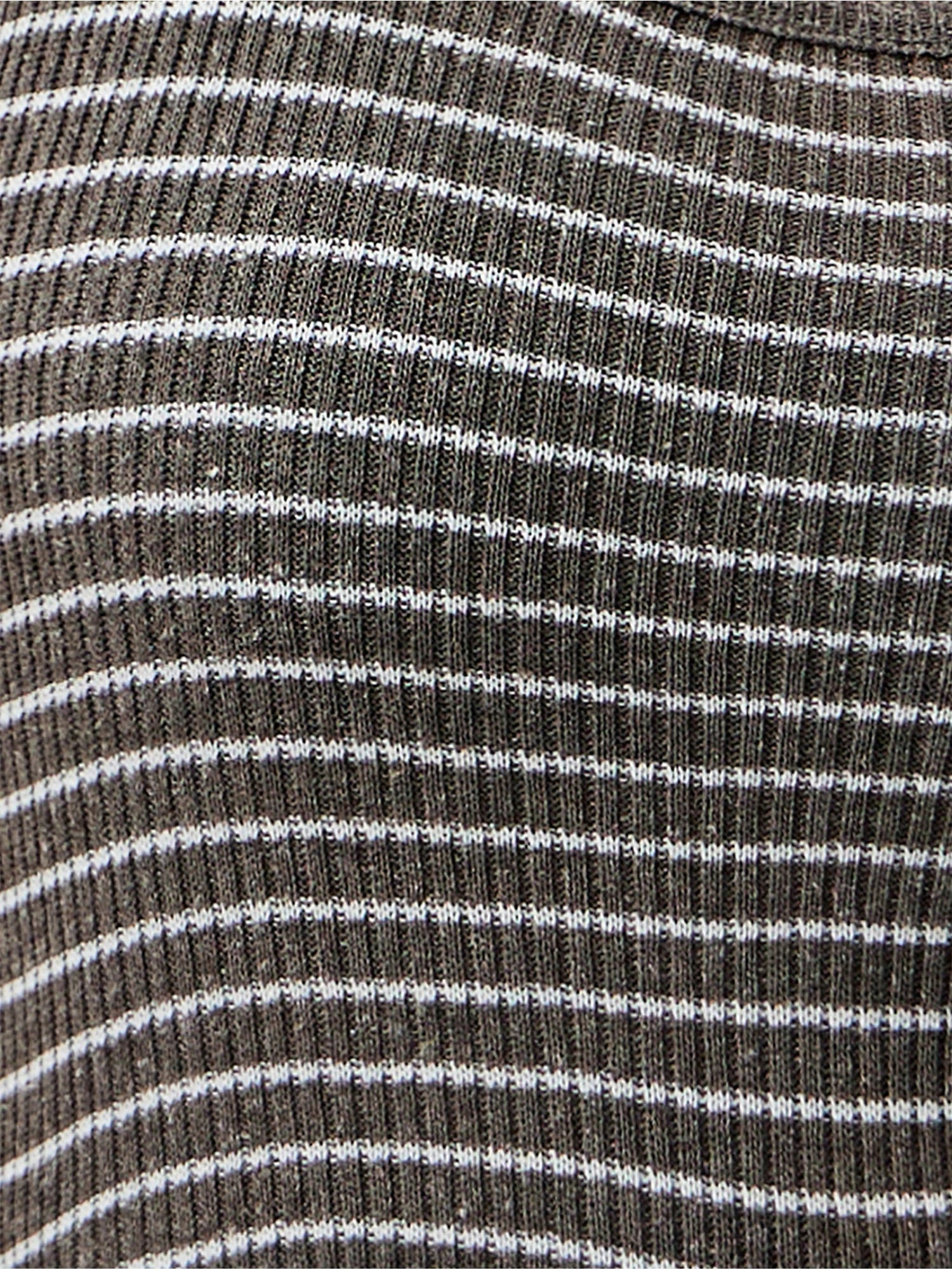 Lyocell  & Linen Striped Slim Fit Tank Top