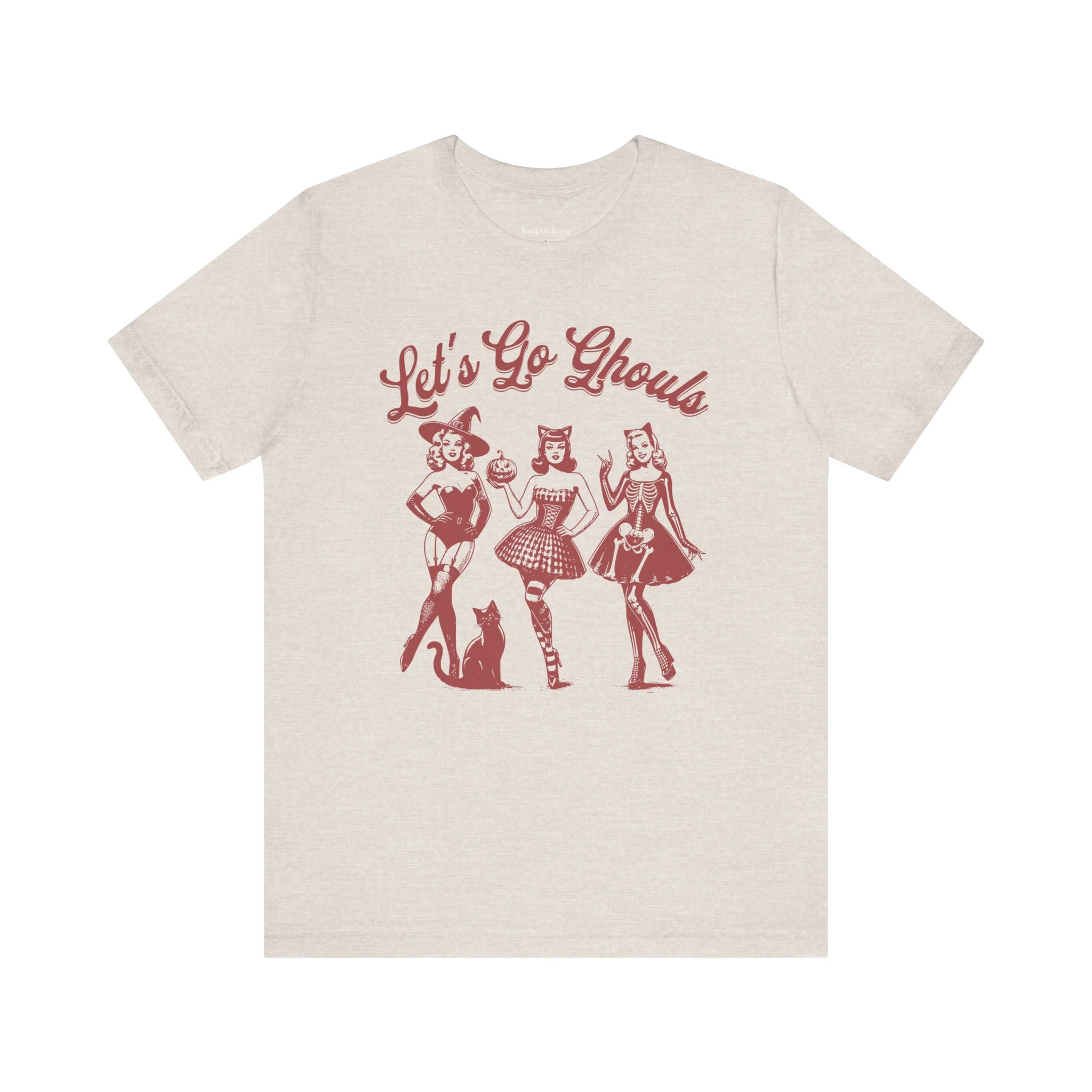 Let's Go Ghouls Bella Canvas Unisex Jersey T-Shirt - Multiple Colors