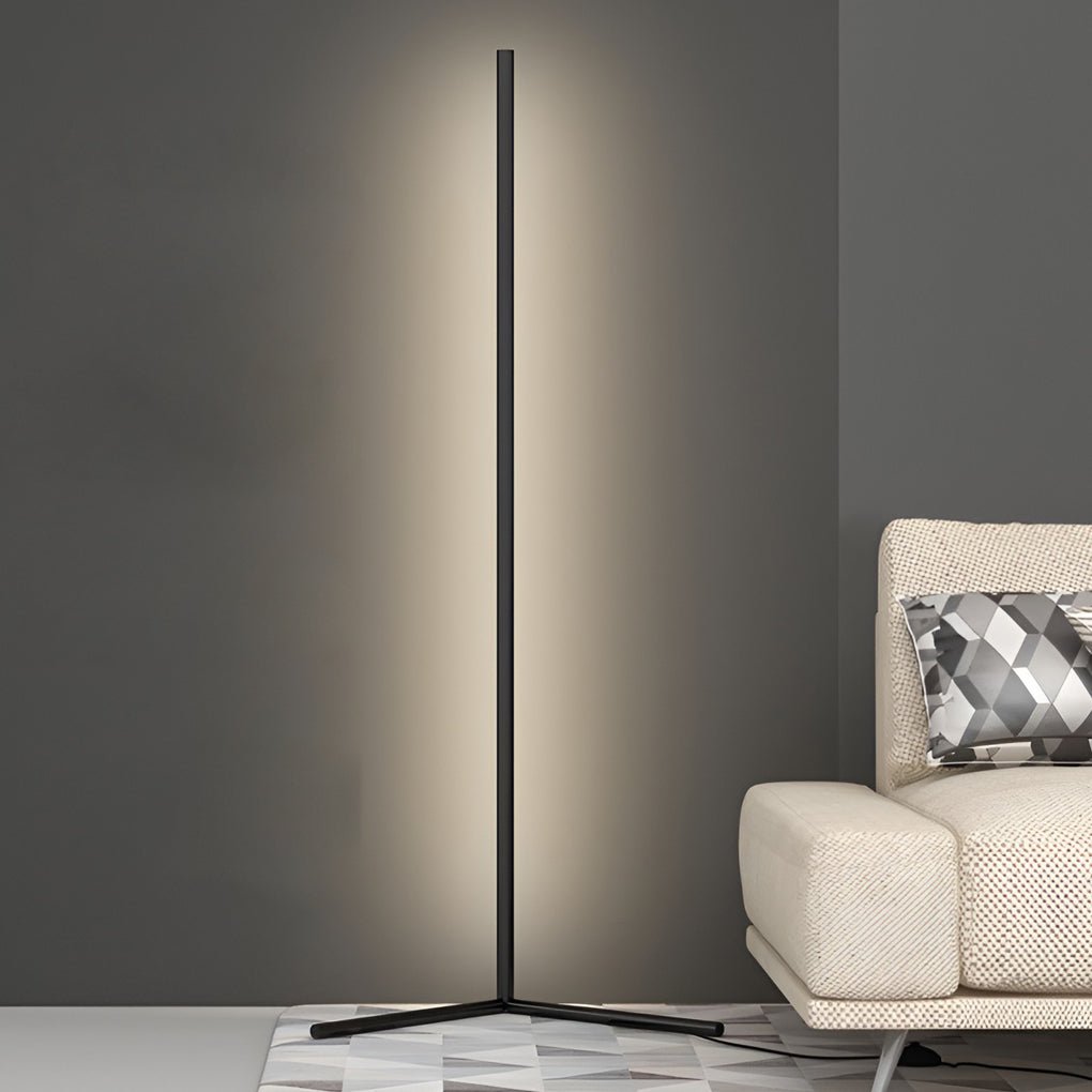 Minimalist Strip LED RGB Dimming with Remote Modern Floor Lamp Standing Lamp