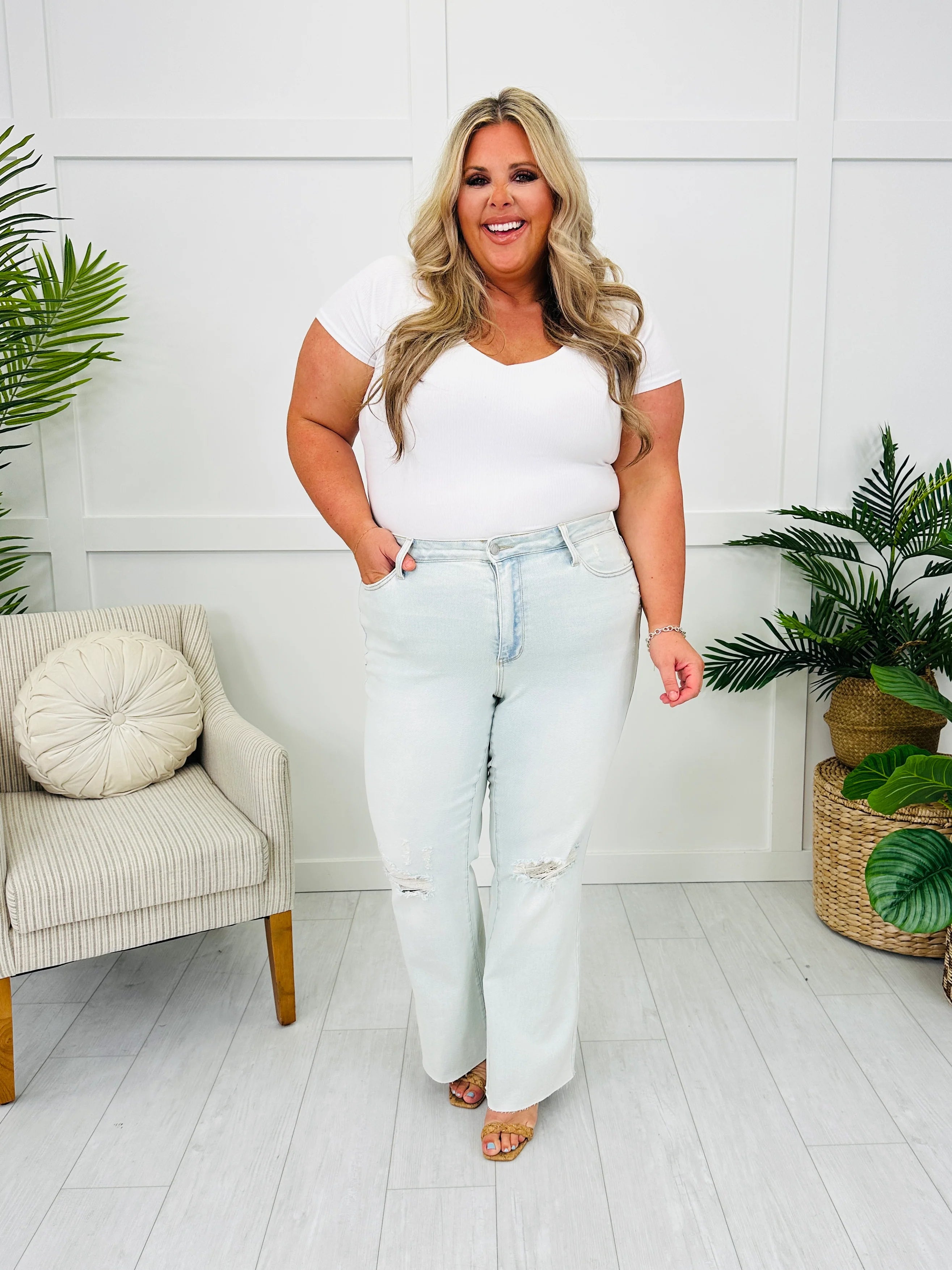 Judy Blue Cut it Out Bootcut Jeans