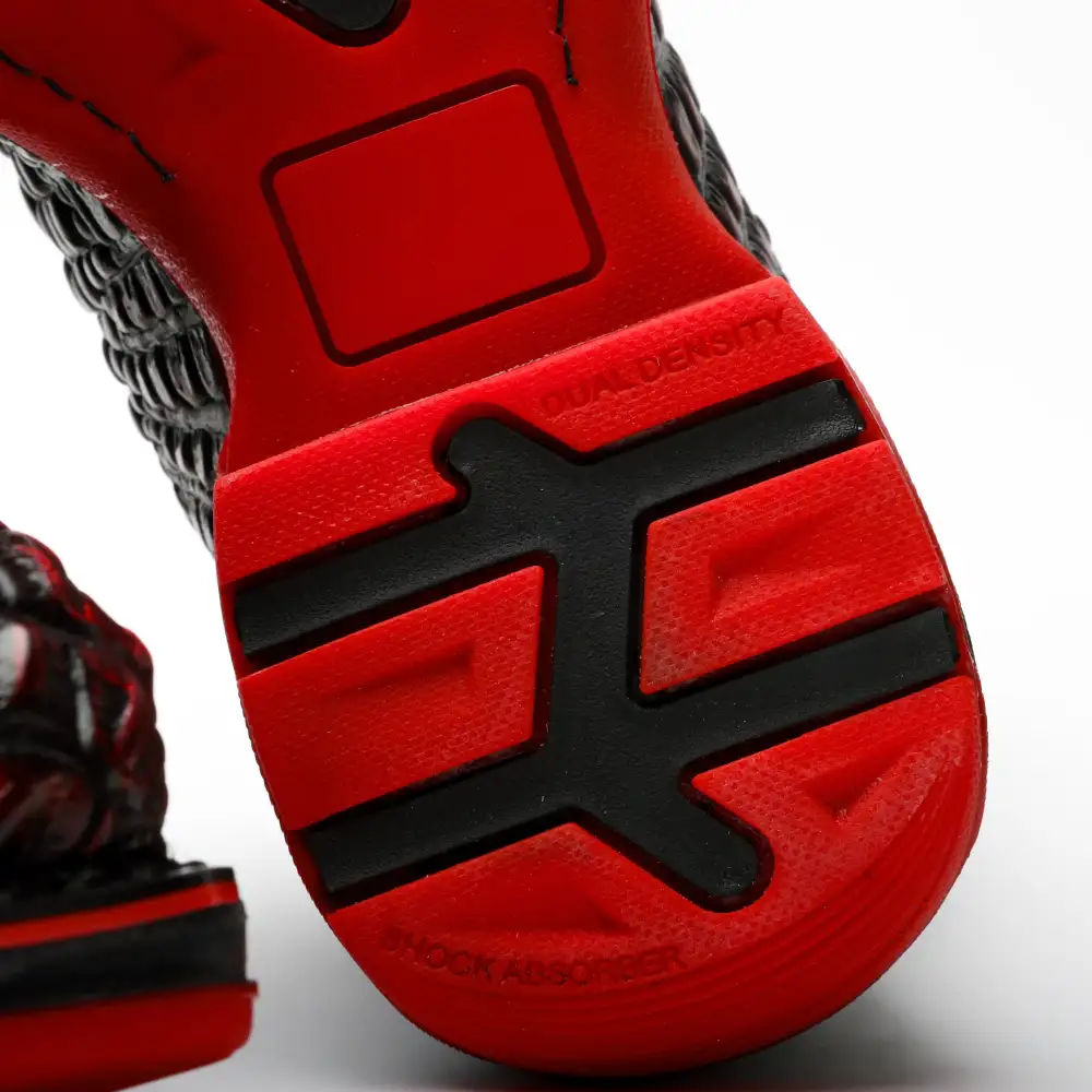 Black Cherry Caiman Hornback Leather Boots With 3D Lightweight Sole - Composite Toe