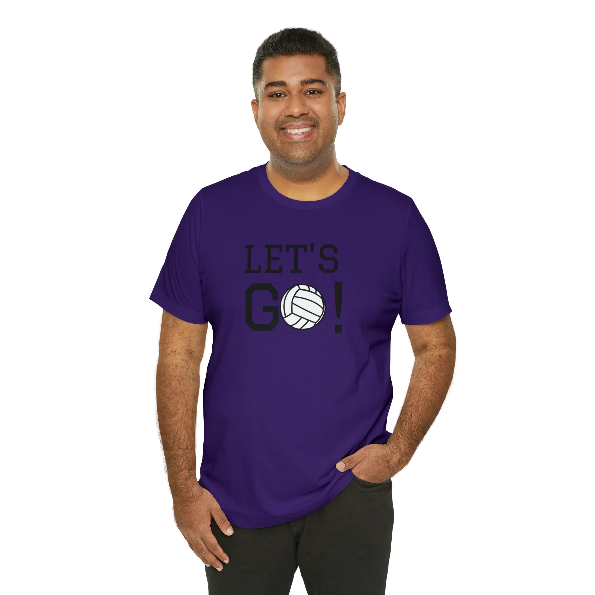 Let's Go! Volleyball Unisex Jersey Short Sleeve Tee