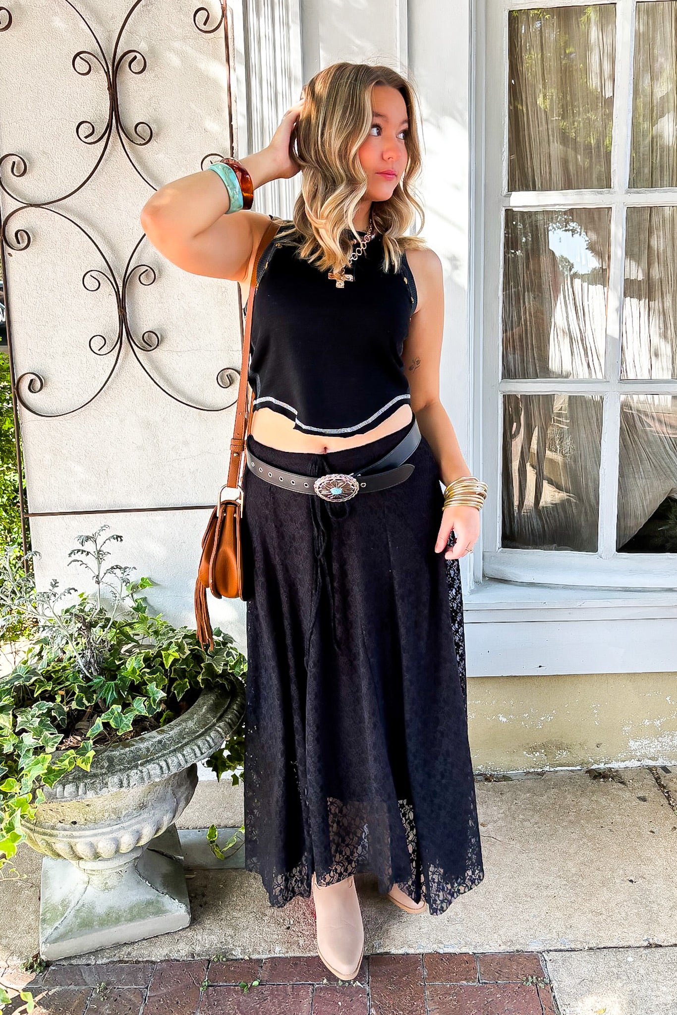 Lace Maxi Skirt