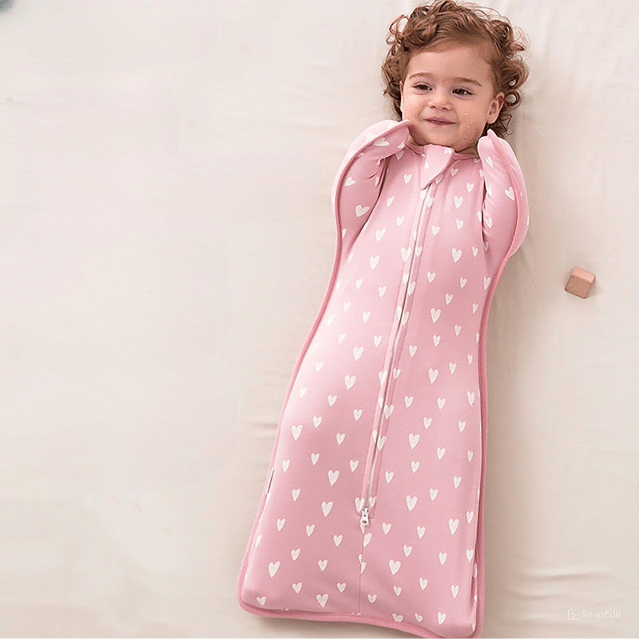 Sleeveless Summer Baby Swaddle with 2-Way Zipper