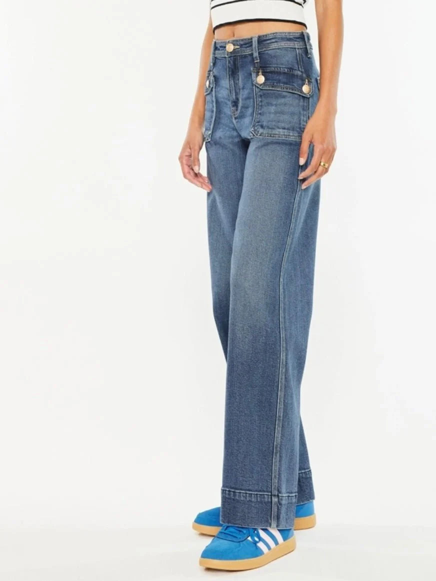 Full Utility Wide Leg Jeans