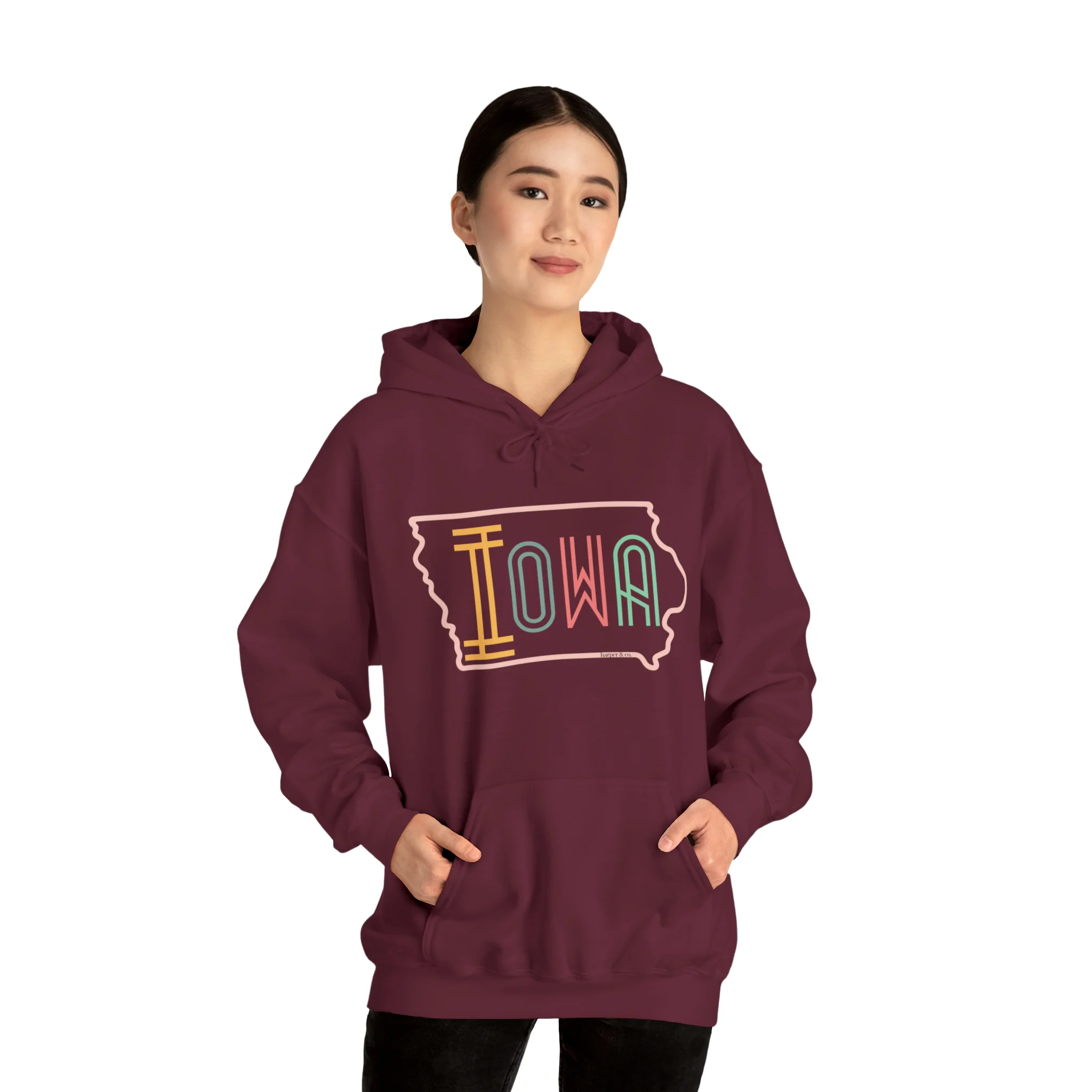 Iowa Light Unisex Heavy Blend? Hooded Sweatshirt