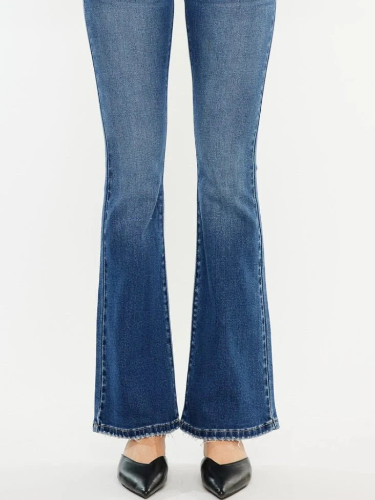 Melina Mid Rise Flare Jeans