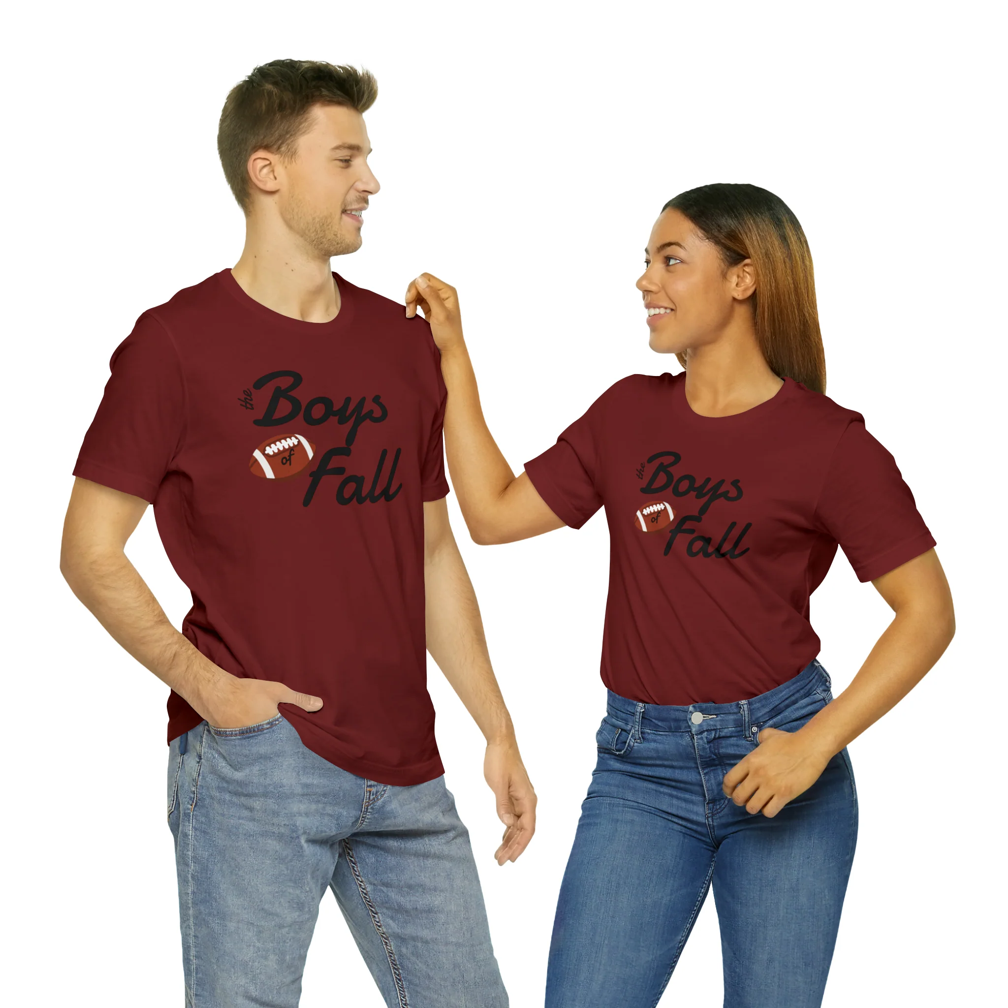 Boys of Fall Football Patch Unisex Softstyle T-Shirt