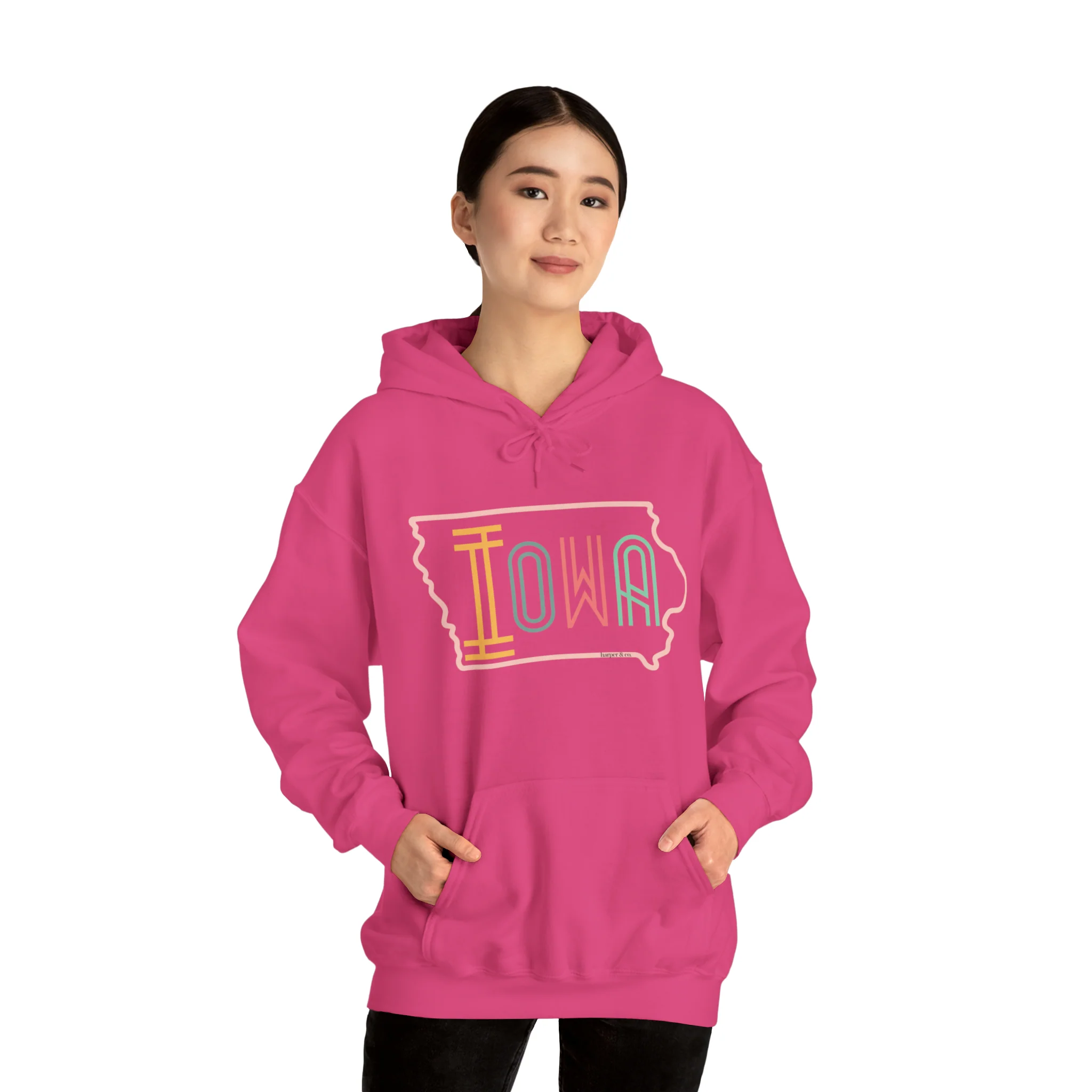 Iowa Light Unisex Heavy Blend? Hooded Sweatshirt
