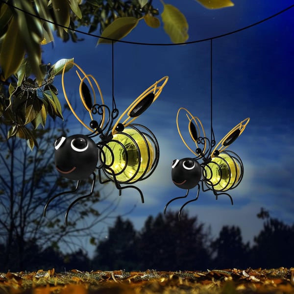 Solar Bee Light Outdoor Hanging Insect Simulation Light